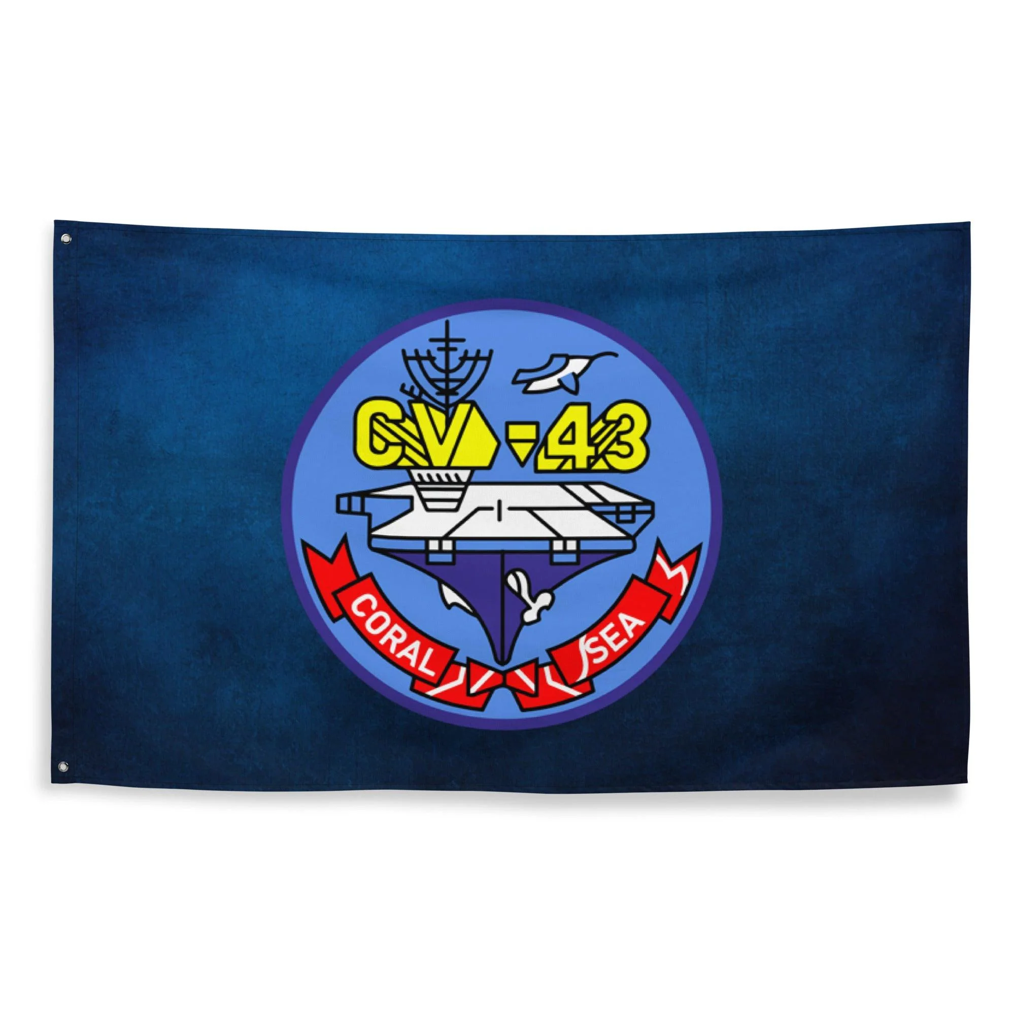 USS Coral Sea (CV-43) Logo Flag - Image 4