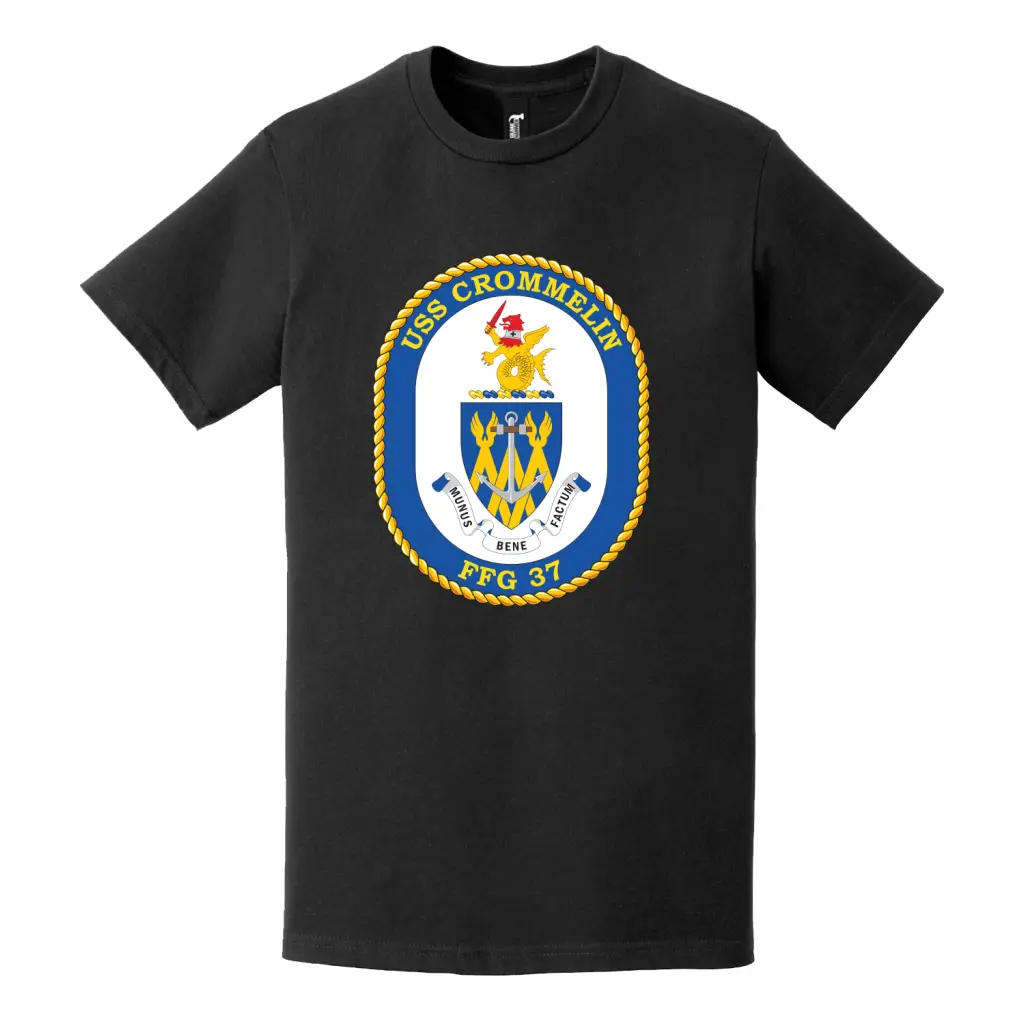 USS Crommelin (FFG-37) Logo Emblem T-Shirt