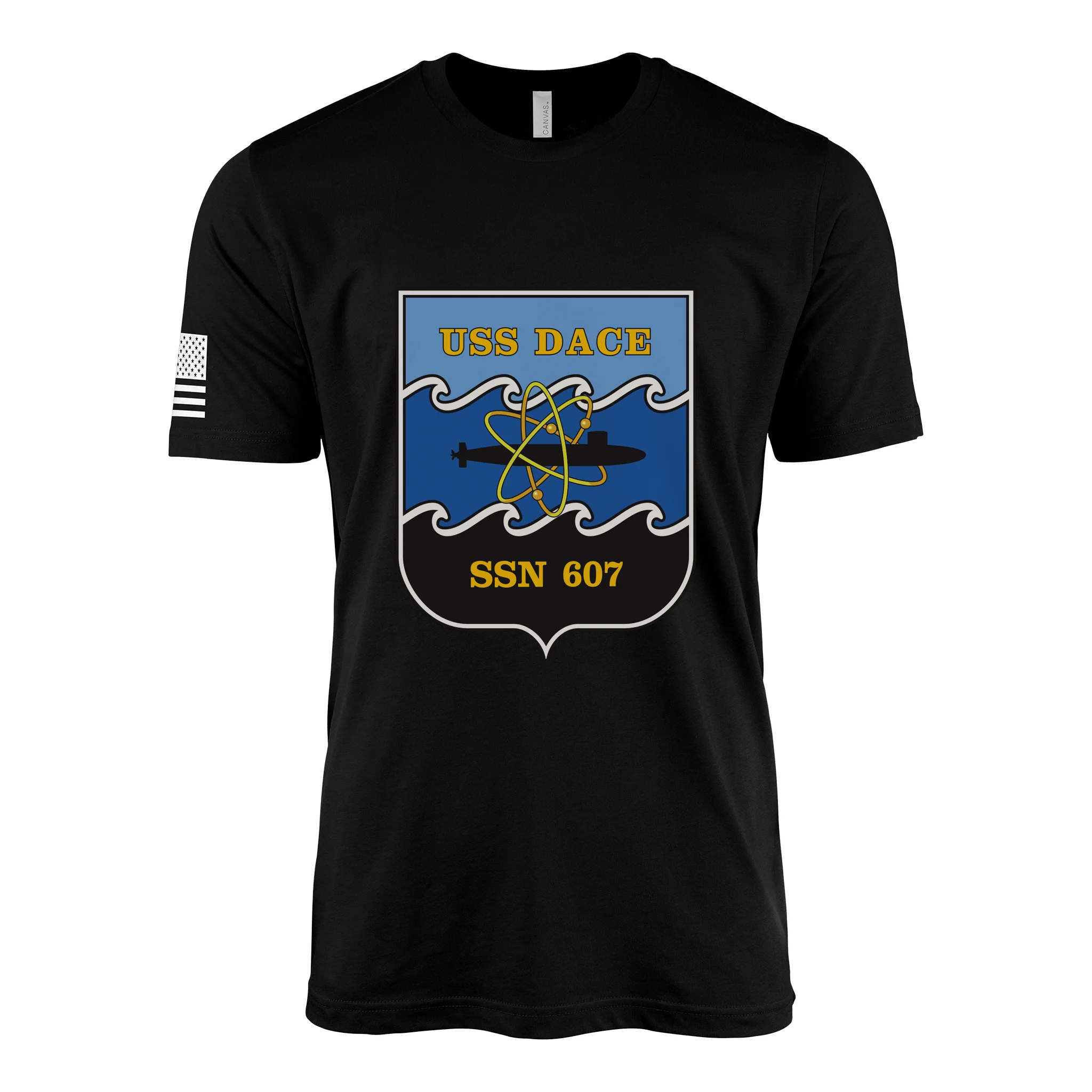 USS Dace (SSN-607) Submarine T-Shirt - Image 2