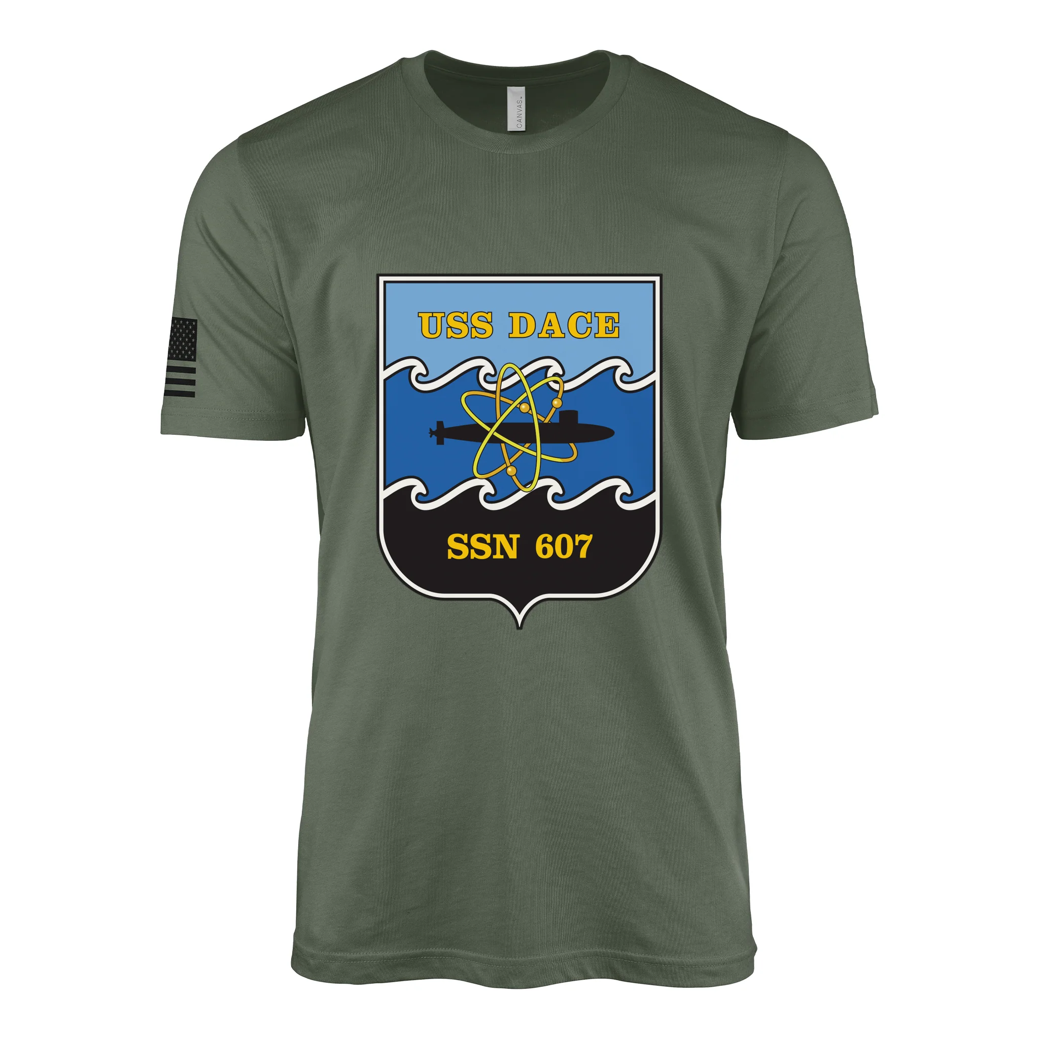 USS Dace (SSN-607) Submarine T-Shirt - Image 3
