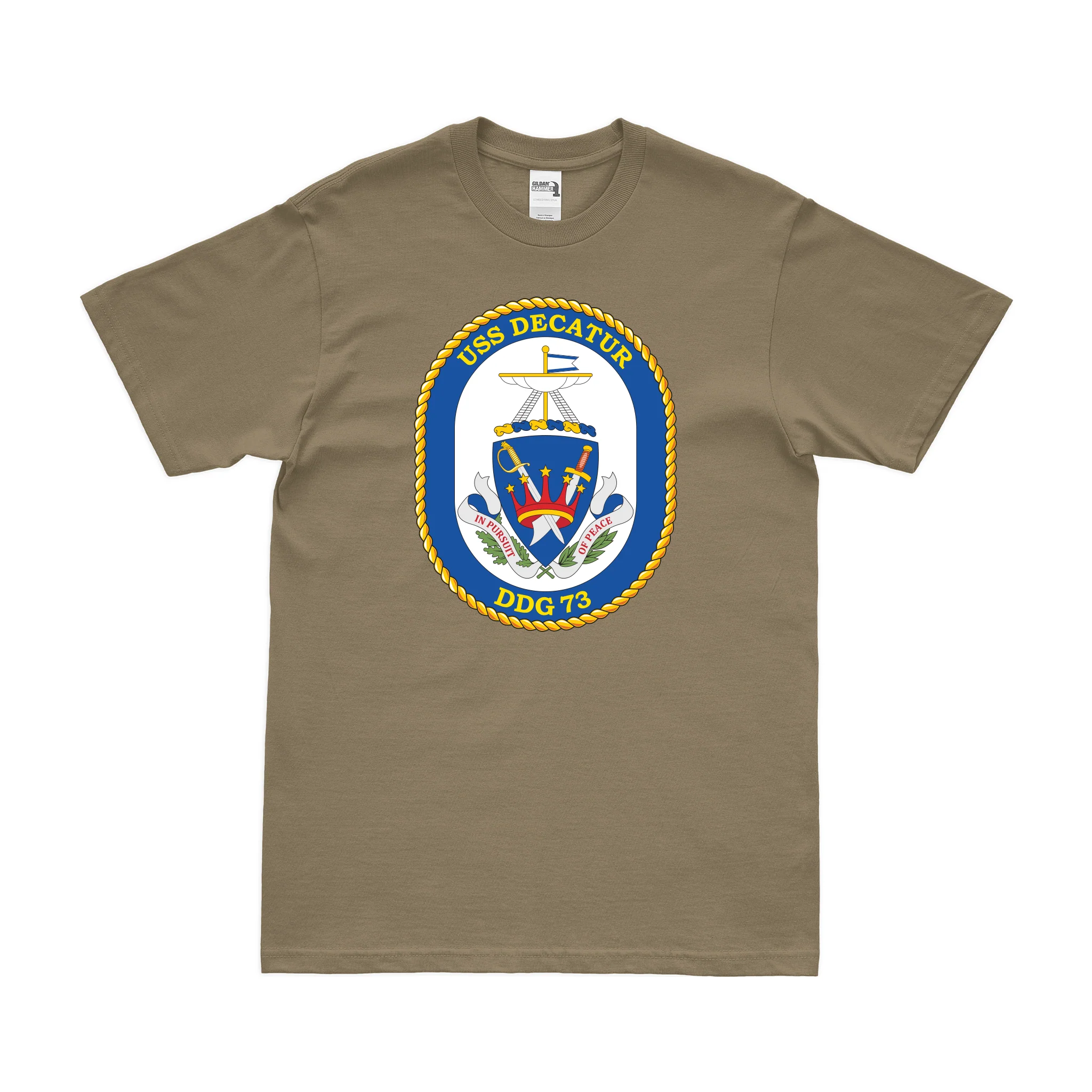 USS Decatur (DDG-73) Logo Emblem T-Shirt - Image 3