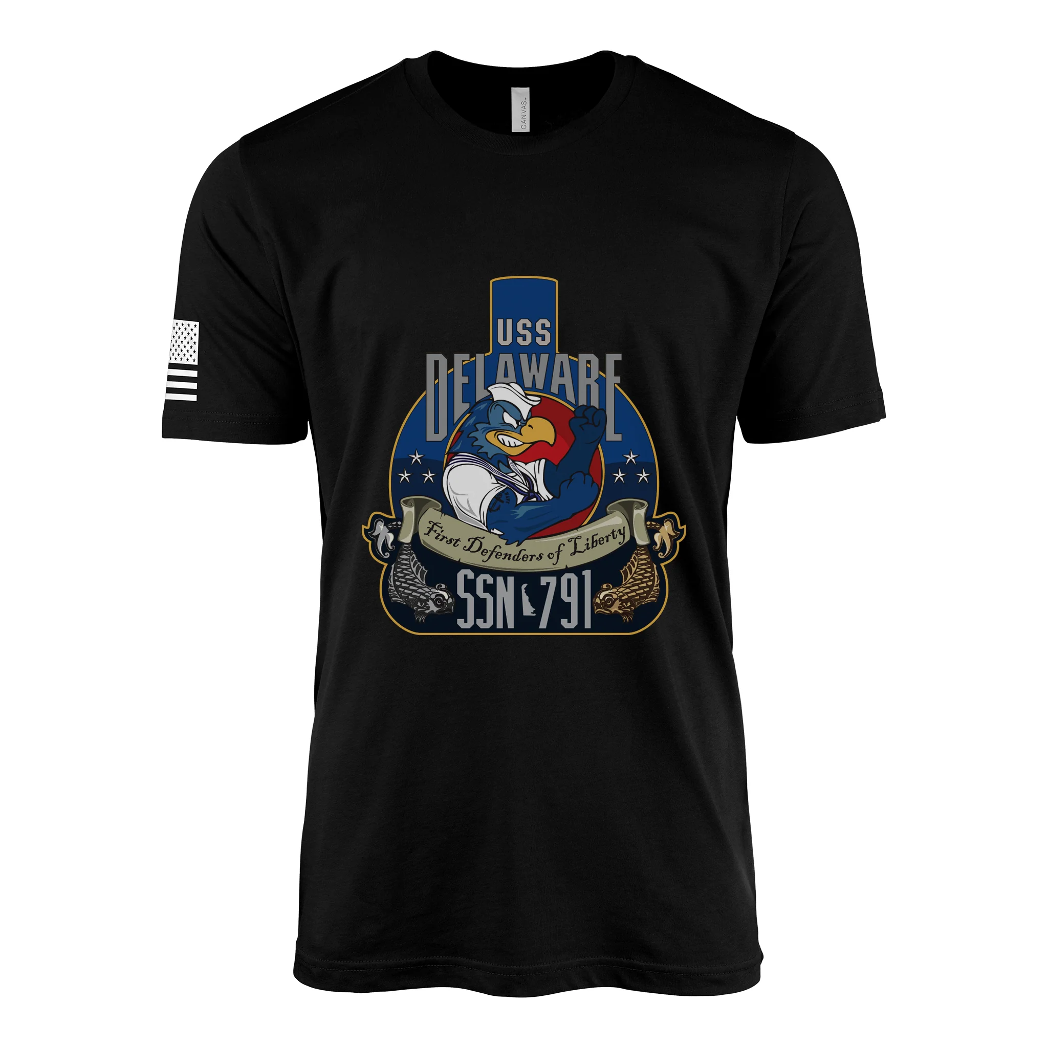 USS Delaware (SSN-791) Submarine T-Shirt - Image 2