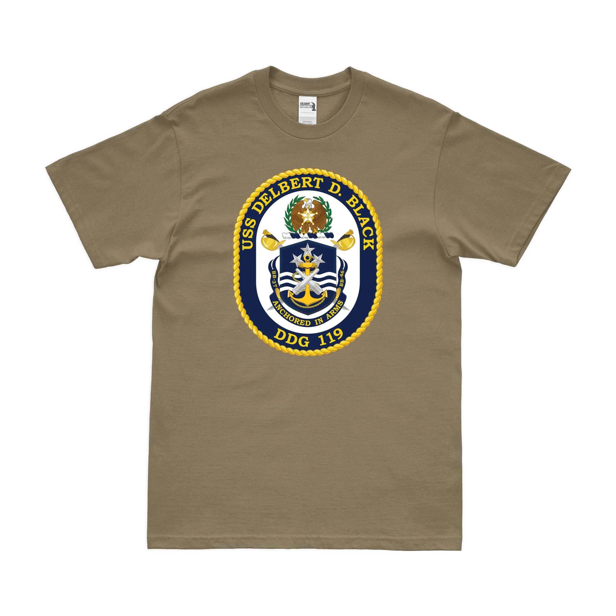 USS Delbert D. Black (DDG-119) Logo Emblem T-Shirt - Image 3