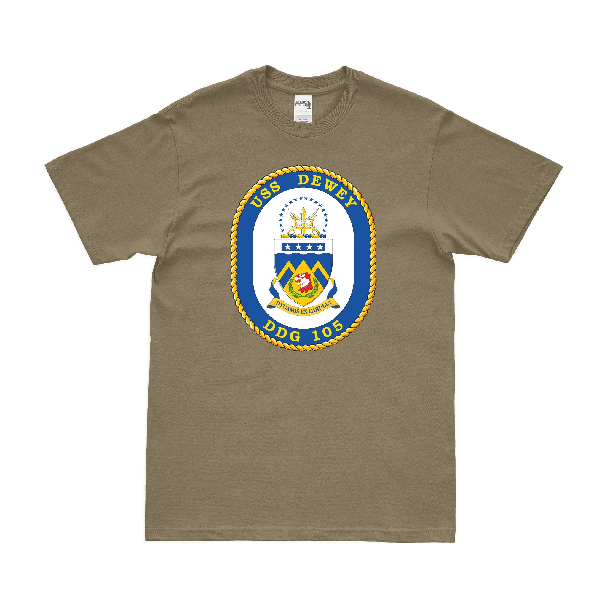 USS Dewey (DDG-105) Logo Emblem T-Shirt - Image 3