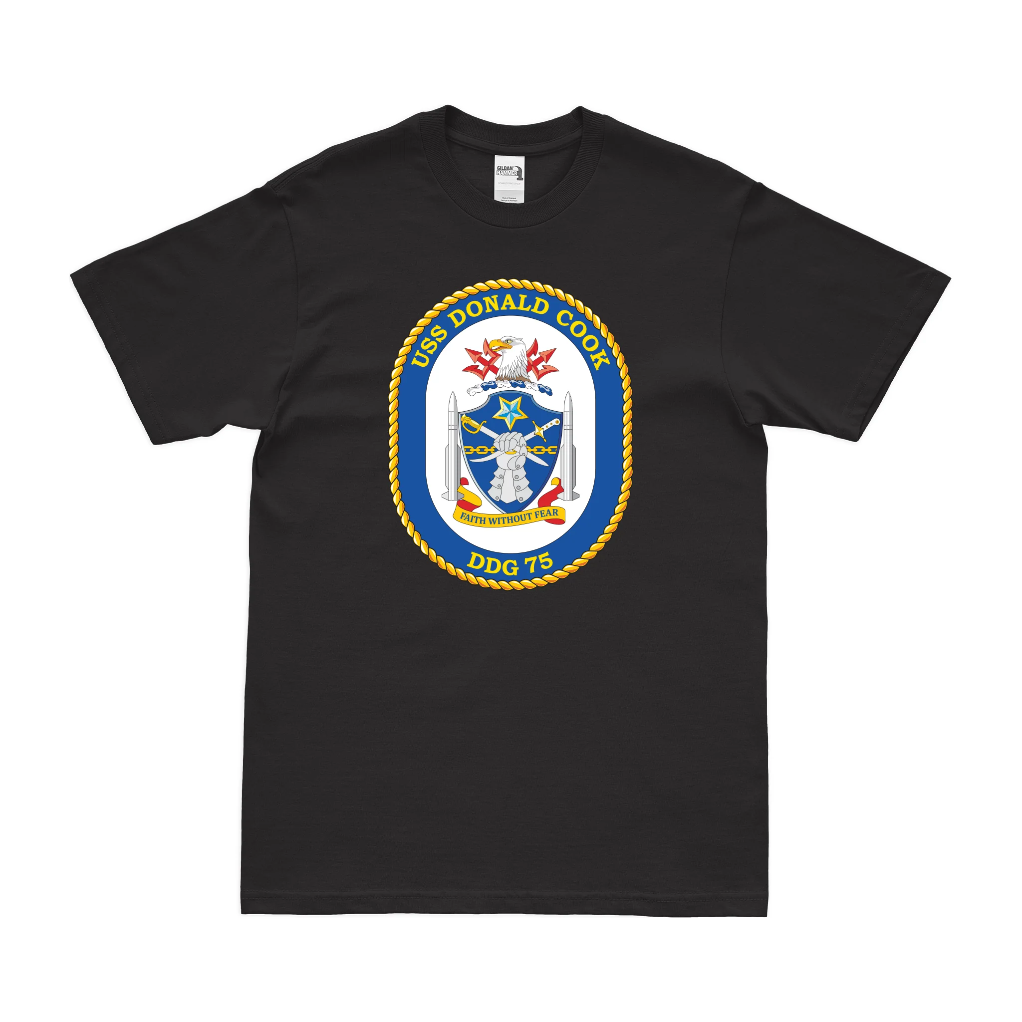 USS Donald Cook (DDG-75) Logo Emblem T-Shirt