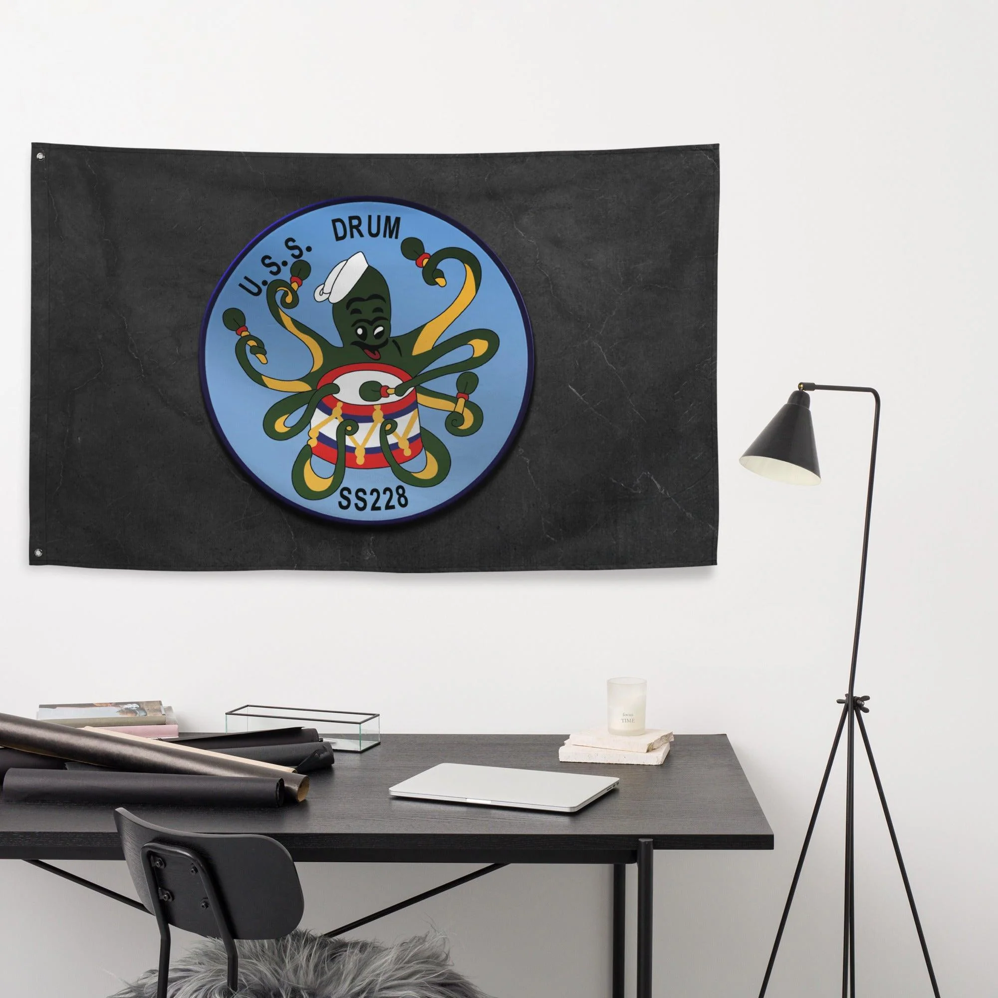USS Drum (SS-228) Submarine Flag - Image 2