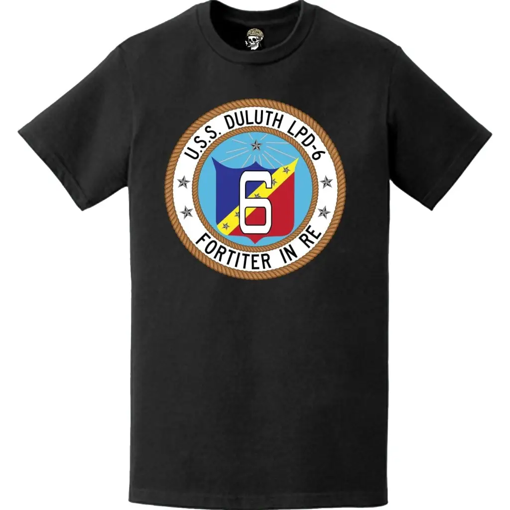 USS Duluth (LPD-6) Ship's Crest Emblem T-Shirt