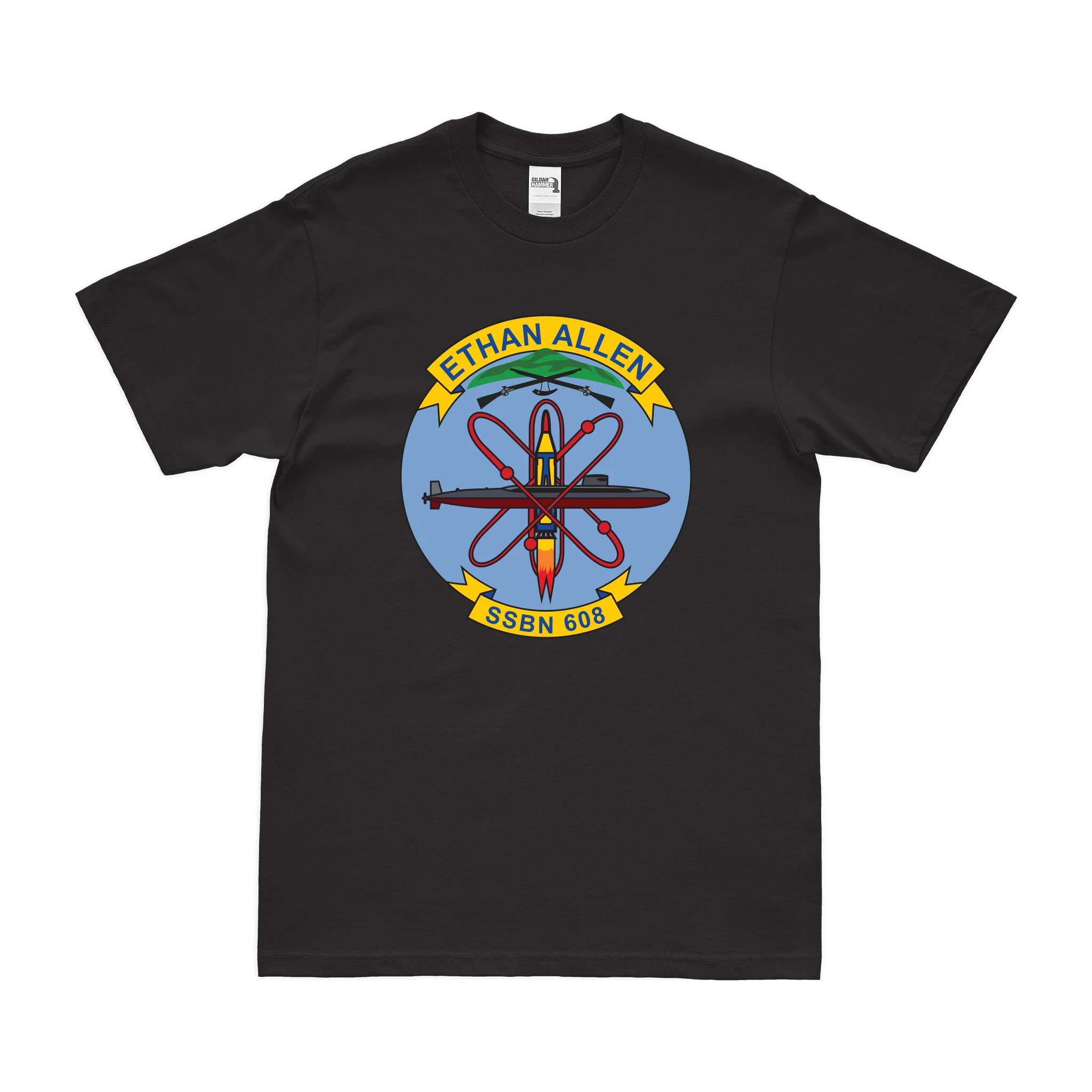 USS Ethan Allen (SSBN-608) Ballistic-Missile Submarine T-Shirt