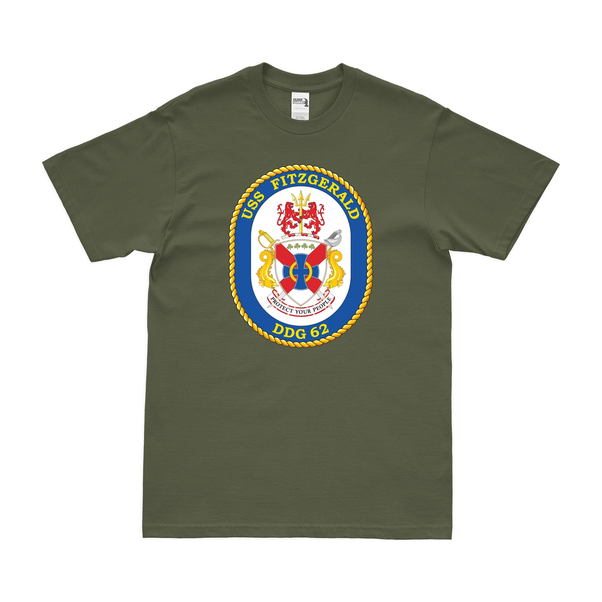 USS Fitzgerald (DDG-62) Logo Emblem T-Shirt - Image 2