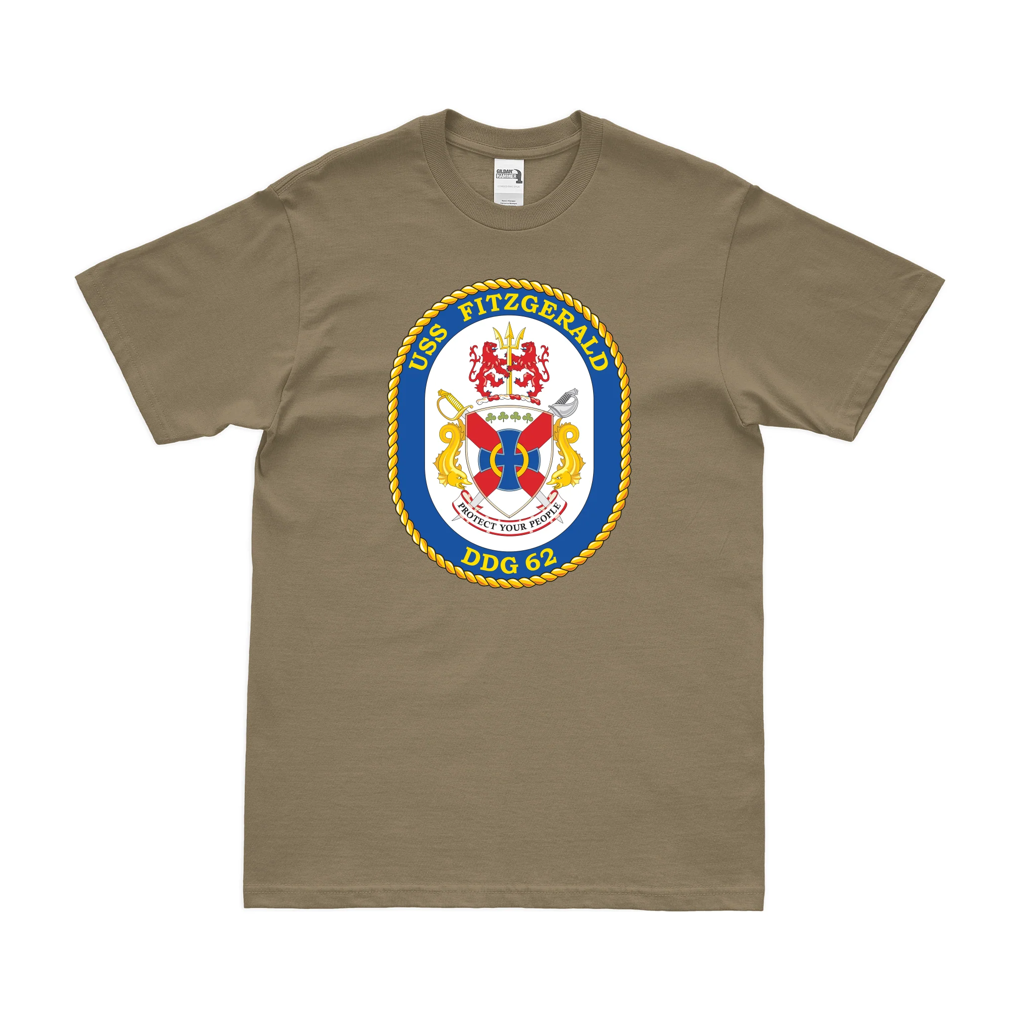 USS Fitzgerald (DDG-62) Logo Emblem T-Shirt - Image 3