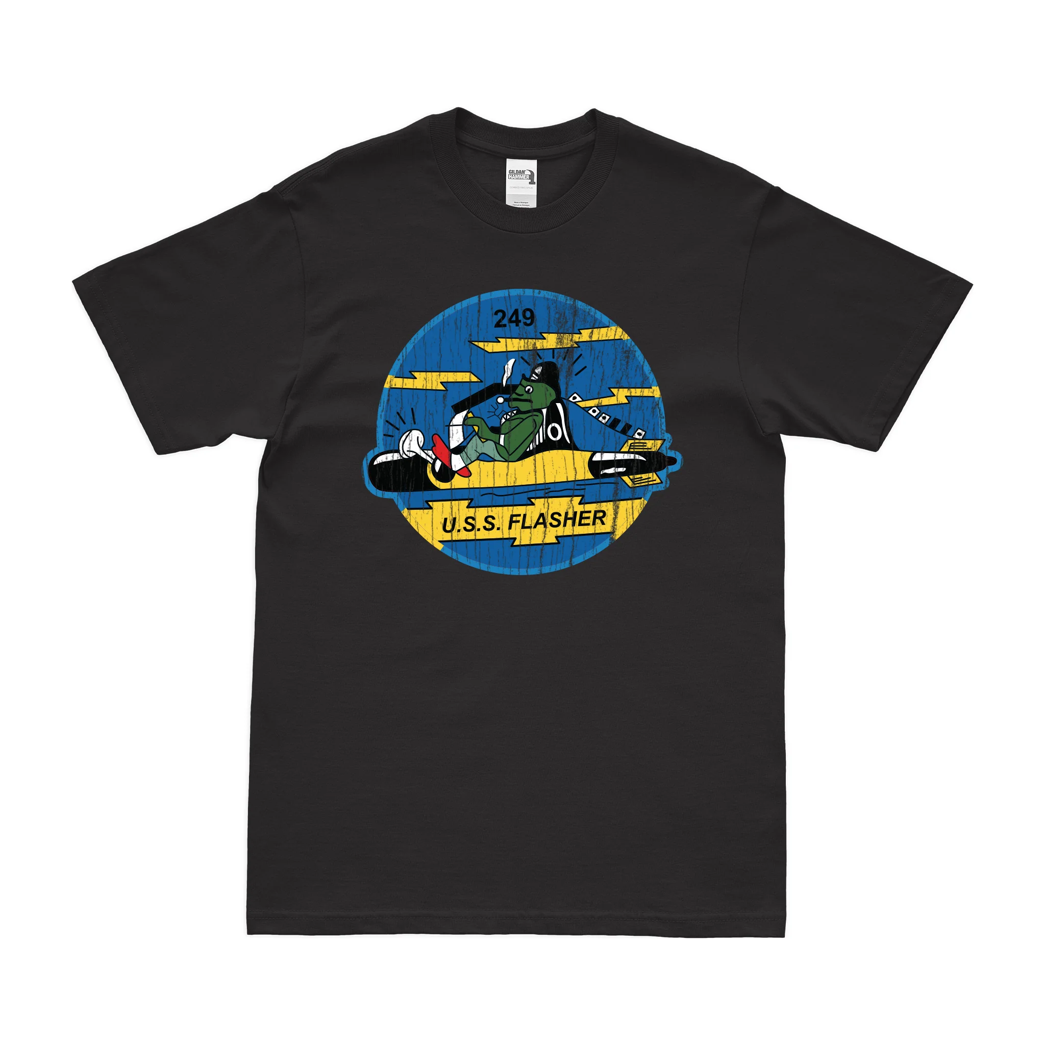 USS Flasher (SS-249) Gato-class Submarine T-Shirt - Image 3