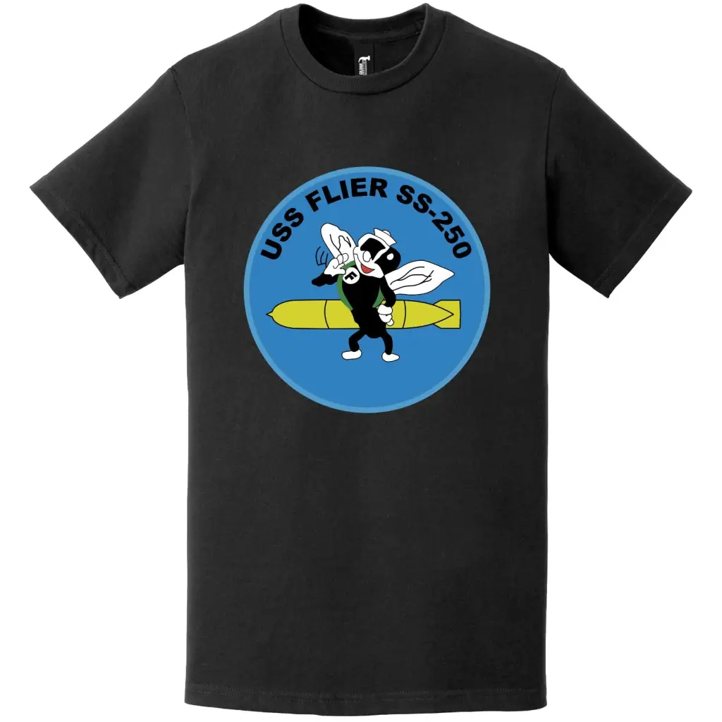 USS Flier (SS-250) Gato-class Submarine Logo T-Shirt