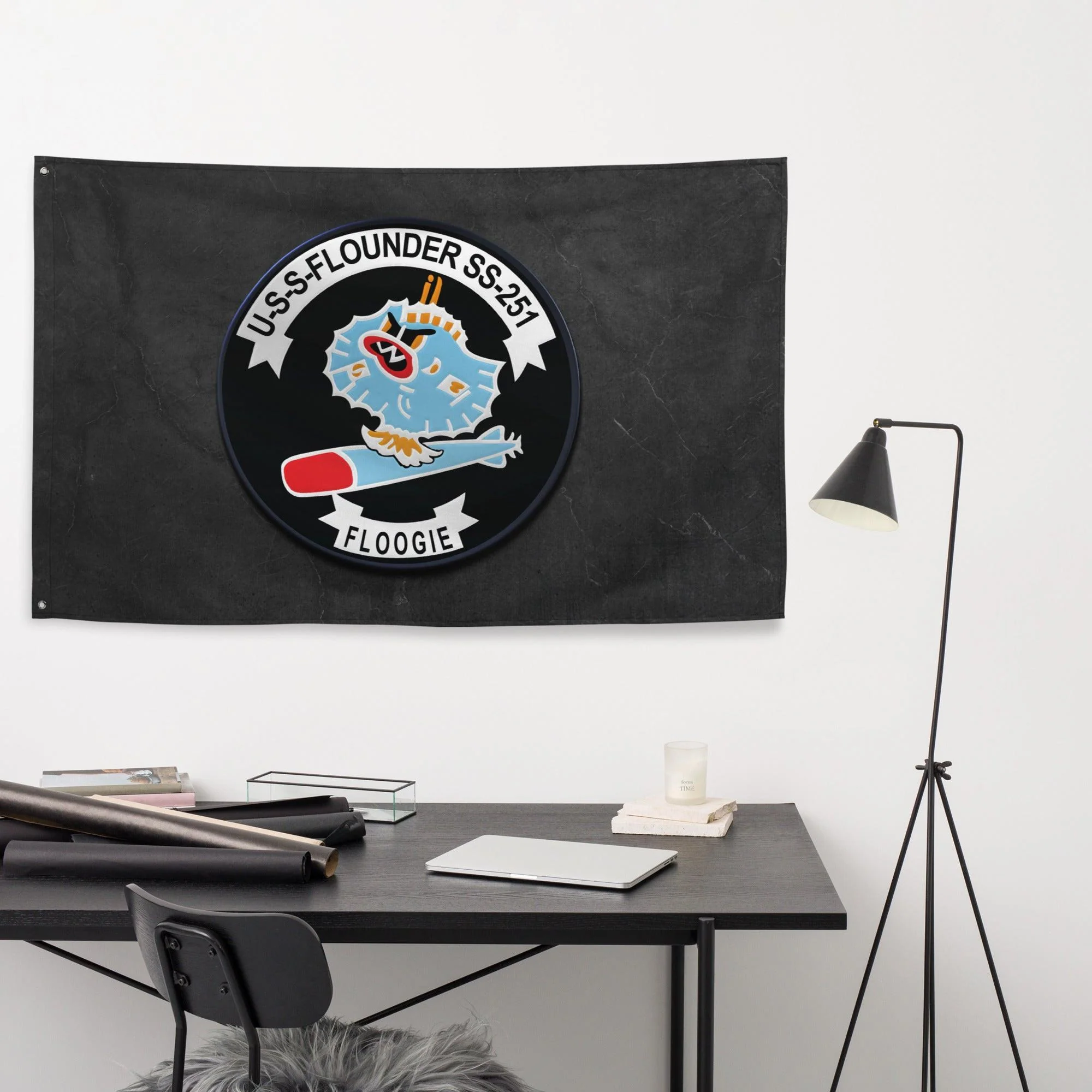 USS Flounder (SS-251) Submarine Flag - Image 2