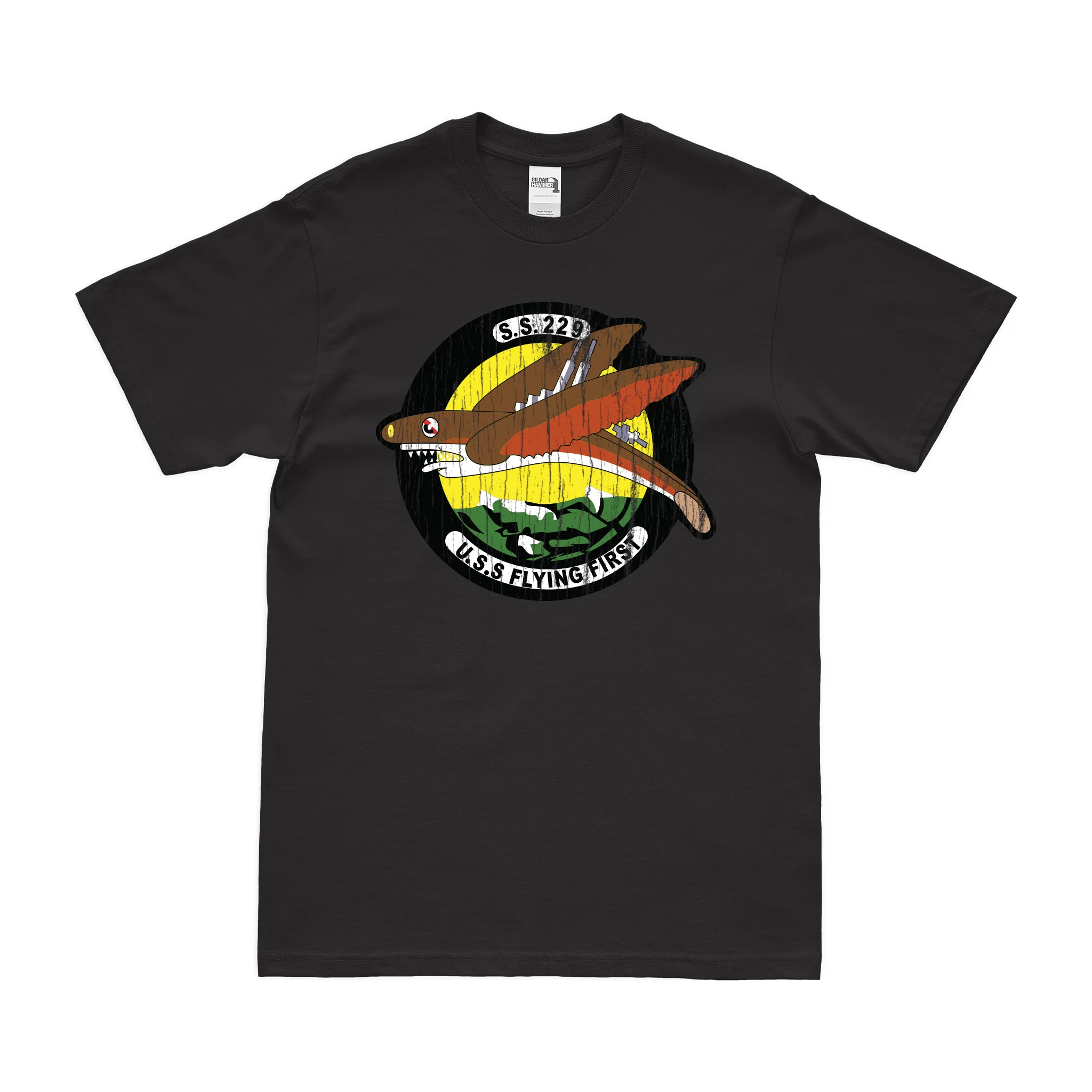 USS Flying Fish (SS-229) Gato-class Submarine T-Shirt - Image 3