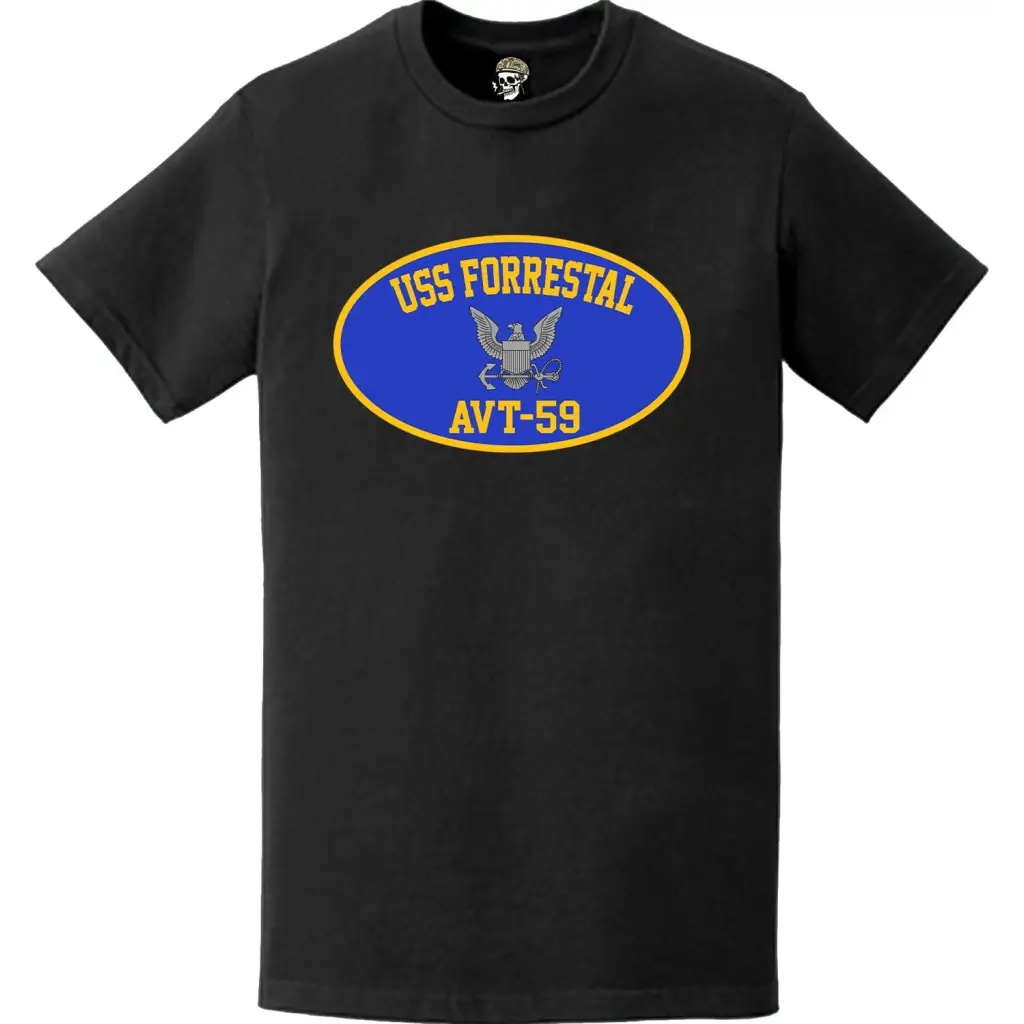 USS Forrestal (AVT-59) Aircraft Carrier T-Shirt