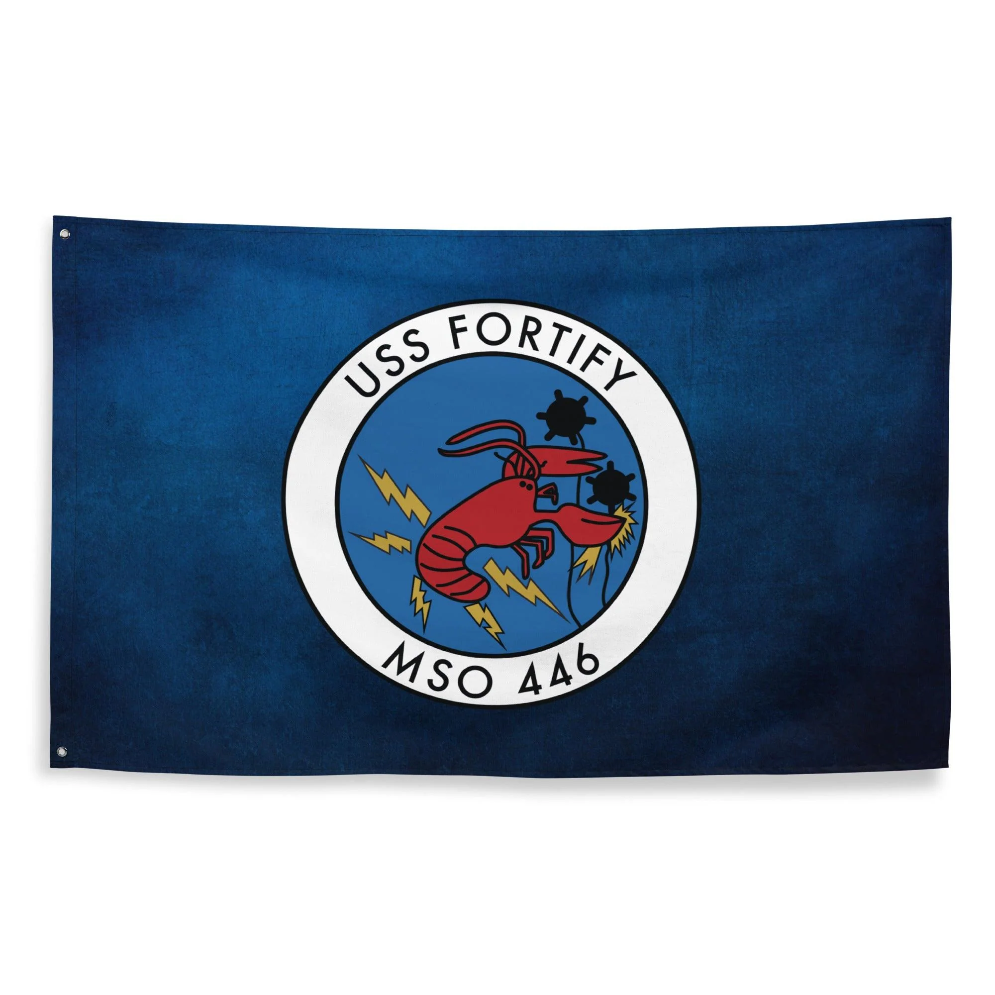 USS Fortify (MSO-446) Indoor Wall Flag - Image 4