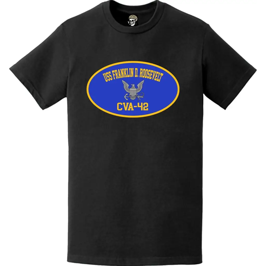 USS Franklin D. Roosevelt (CVA-42) Aircraft Carrier T-Shirt