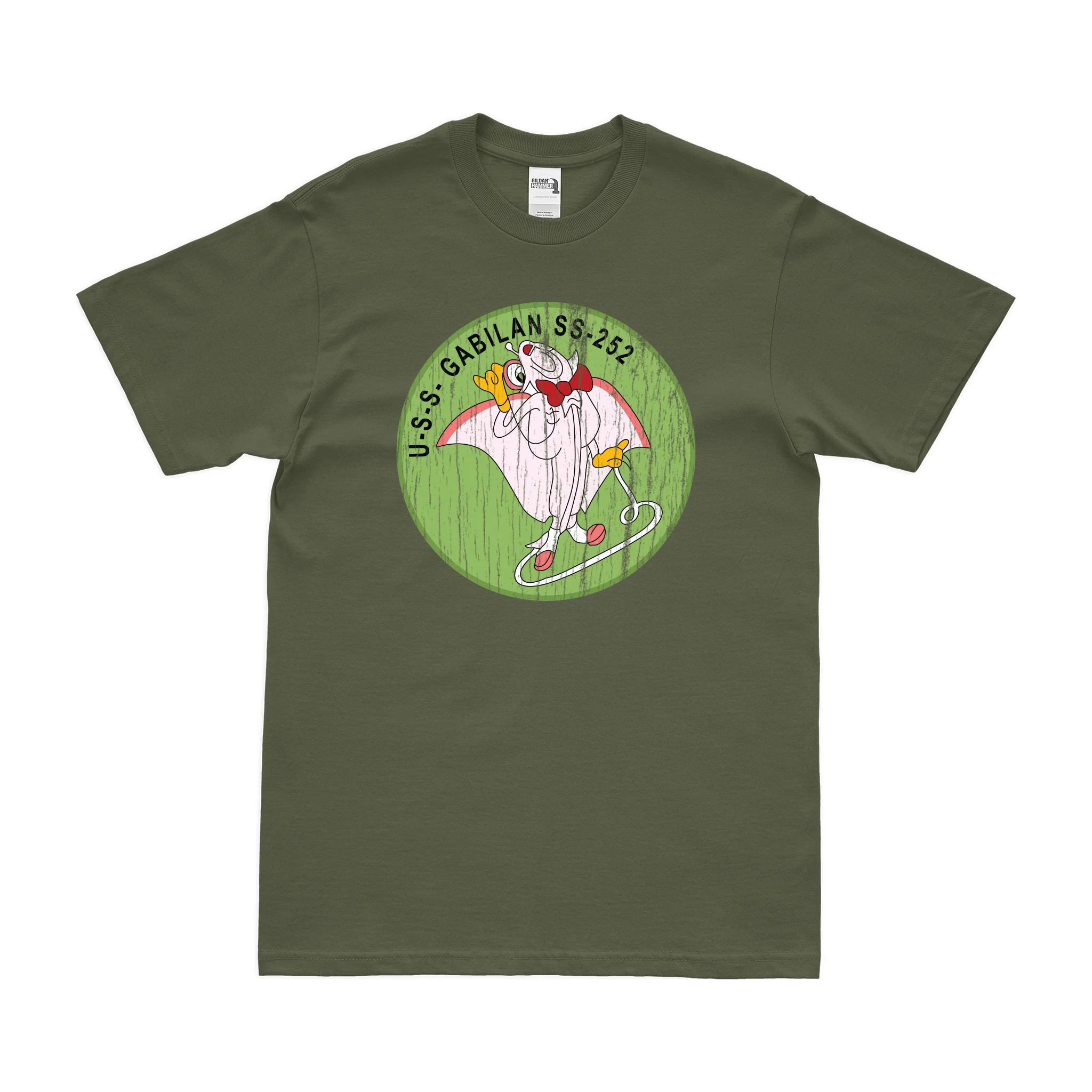 USS Gabilan (SS-252) Gato-class Submarine T-Shirt - Image 4