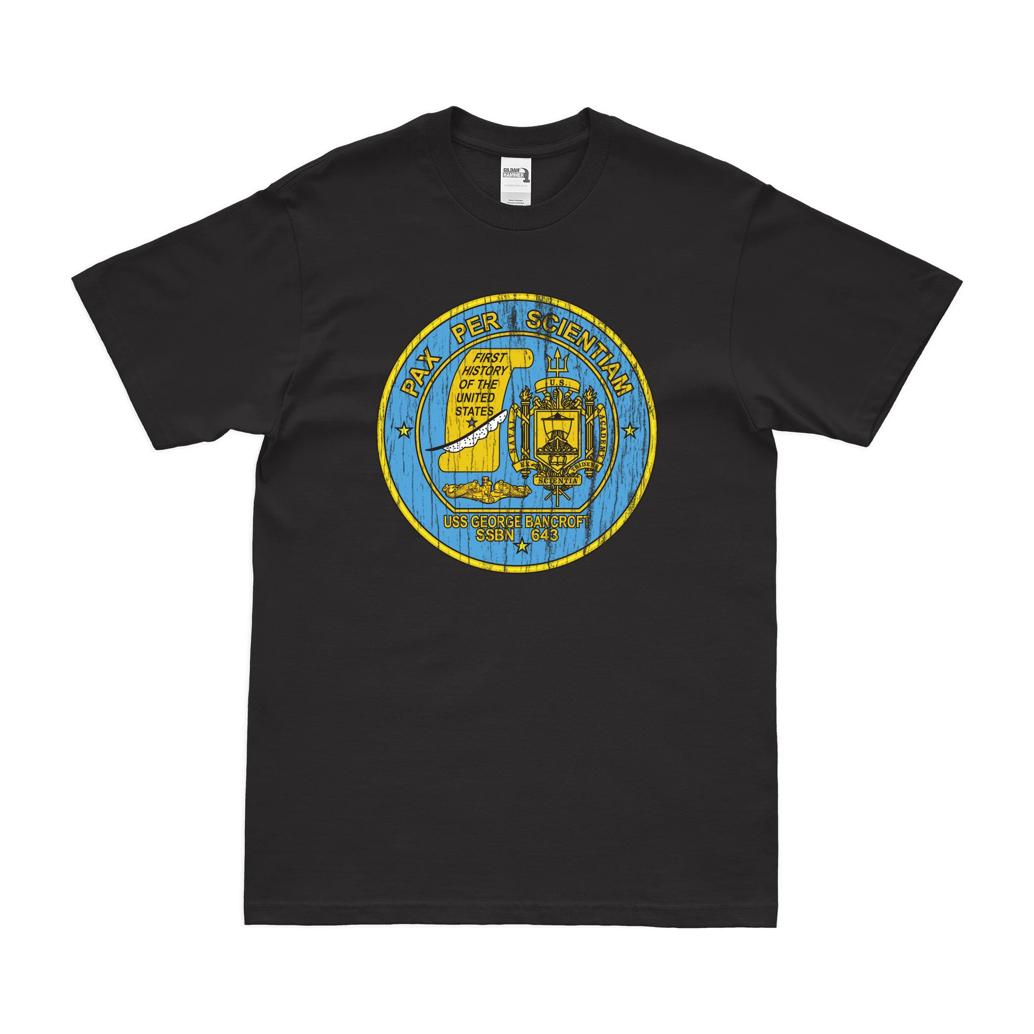 USS George Bancroft (SSBN-643) Ballistic-Missile Submarine T-Shirt - Image 3