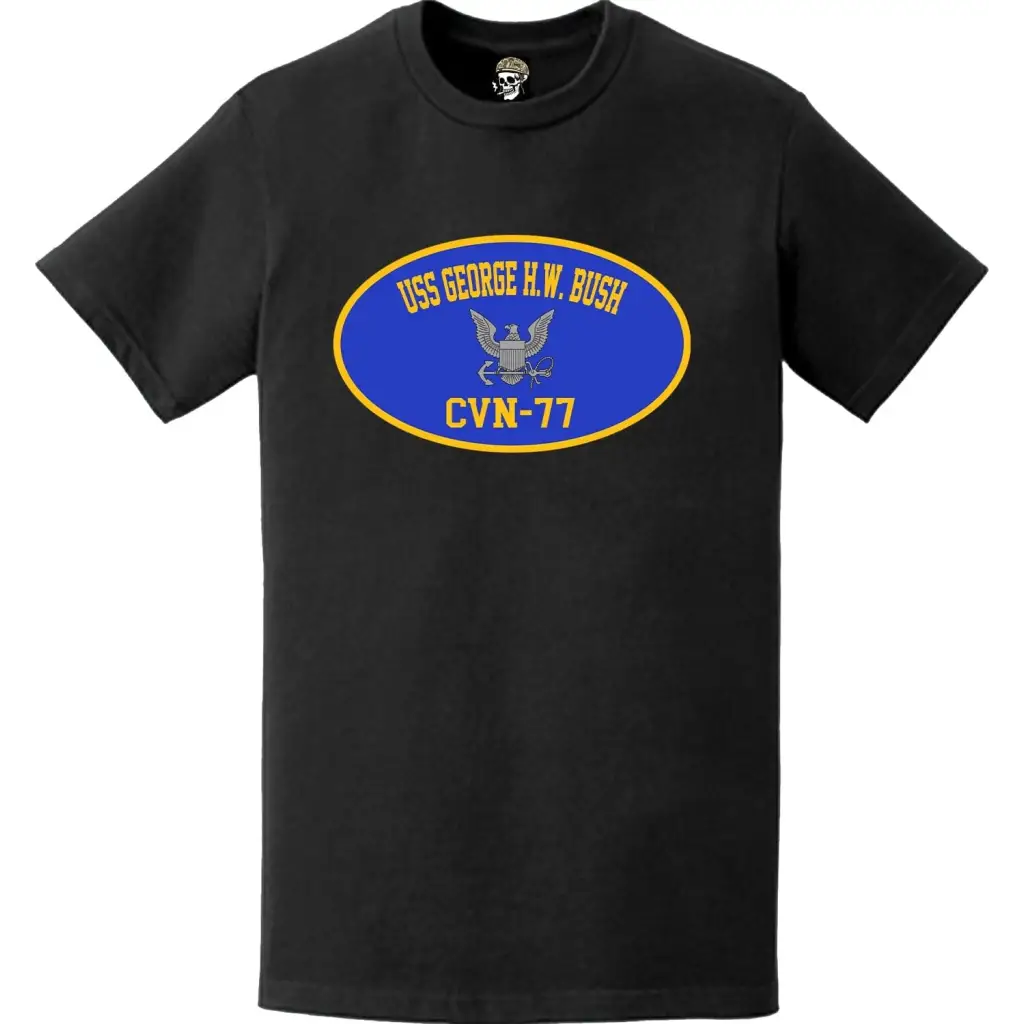 USS George H.W. Bush (CVN-77) Aircraft Carrier T-Shirt