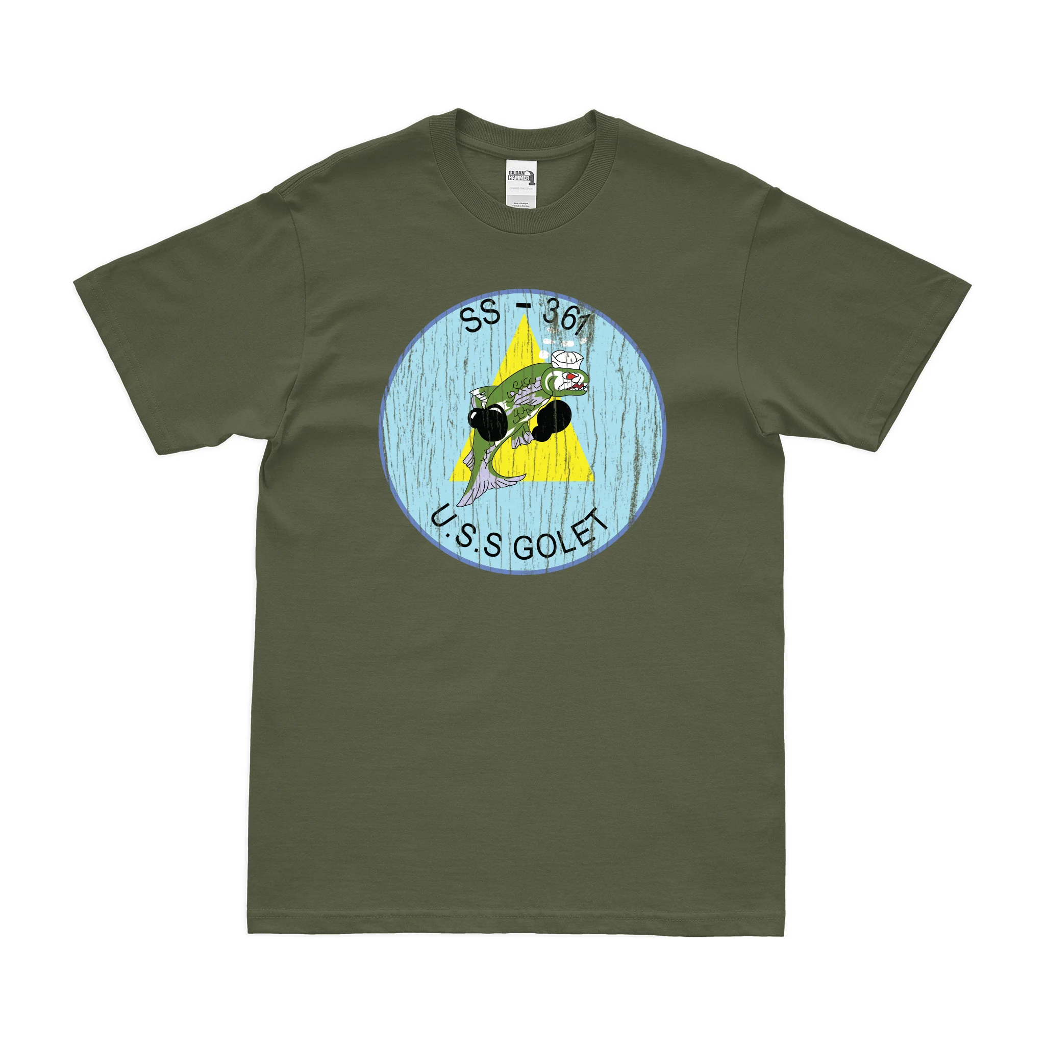 USS Golet (SS-361) Gato-class Submarine T-Shirt - Image 4