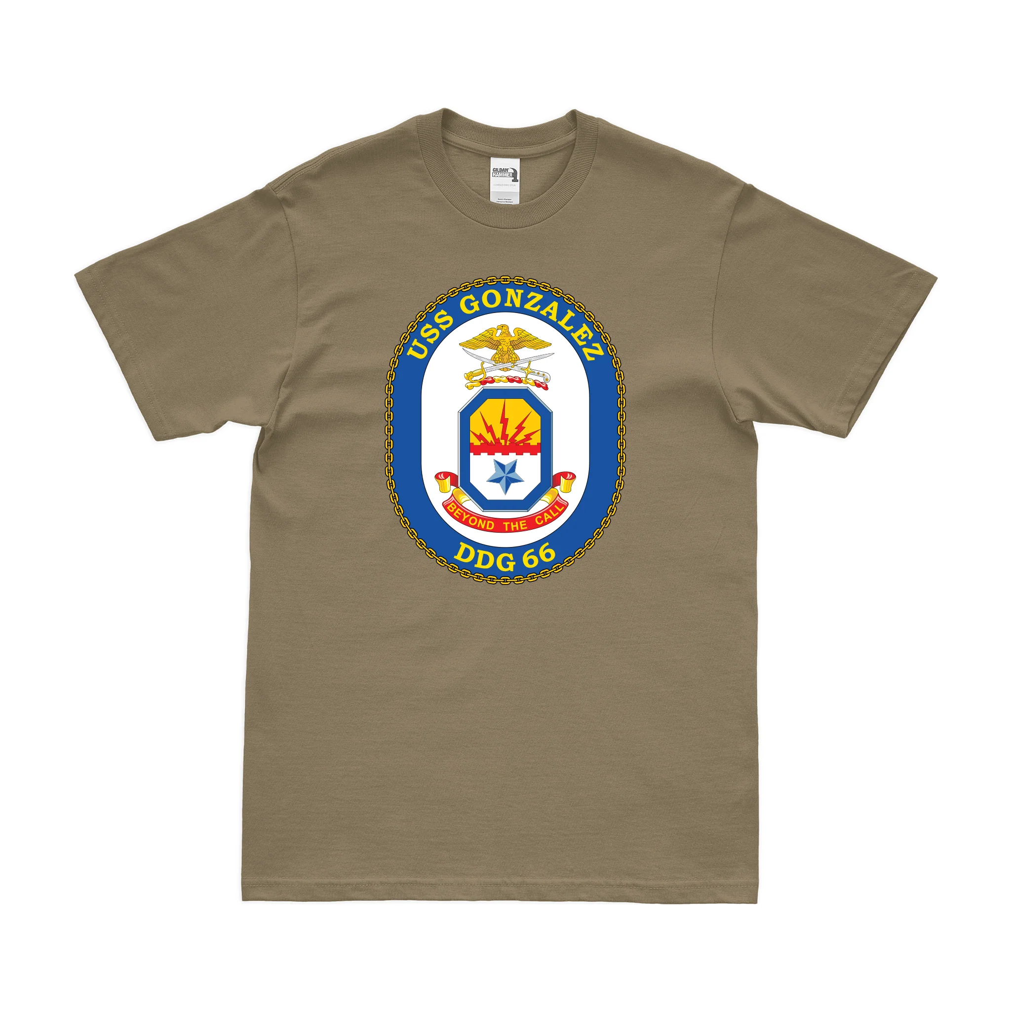 USS Gonzalez (DDG-66) Logo Emblem T-Shirt - Image 3