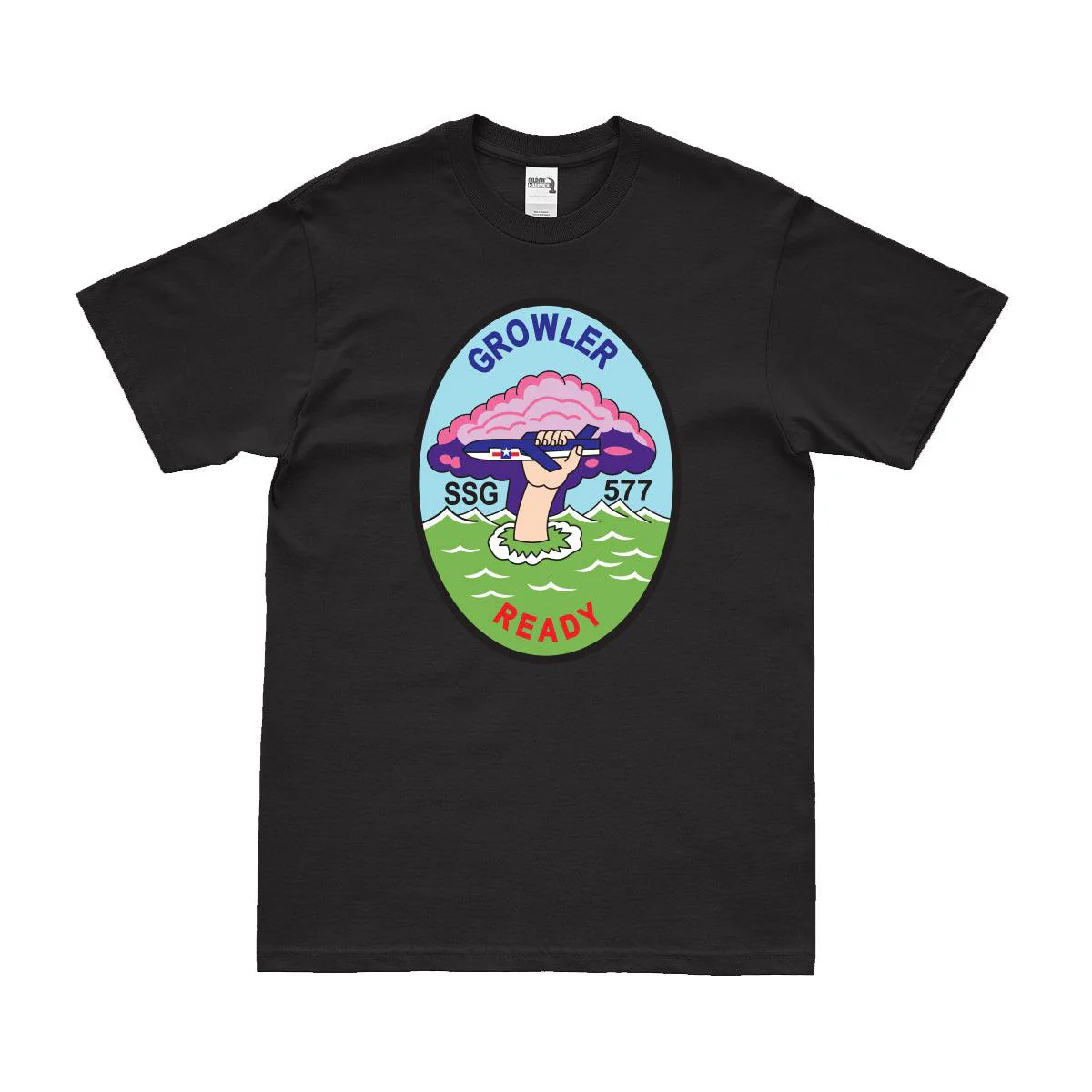 USS Growler (SSG-577) Submarine Logo T-Shirt