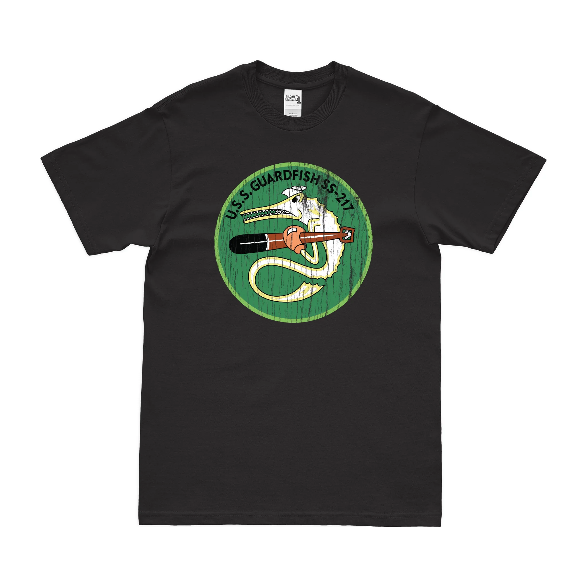 USS Guardfish (SS-217) Gato-class Submarine T-Shirt - Image 3