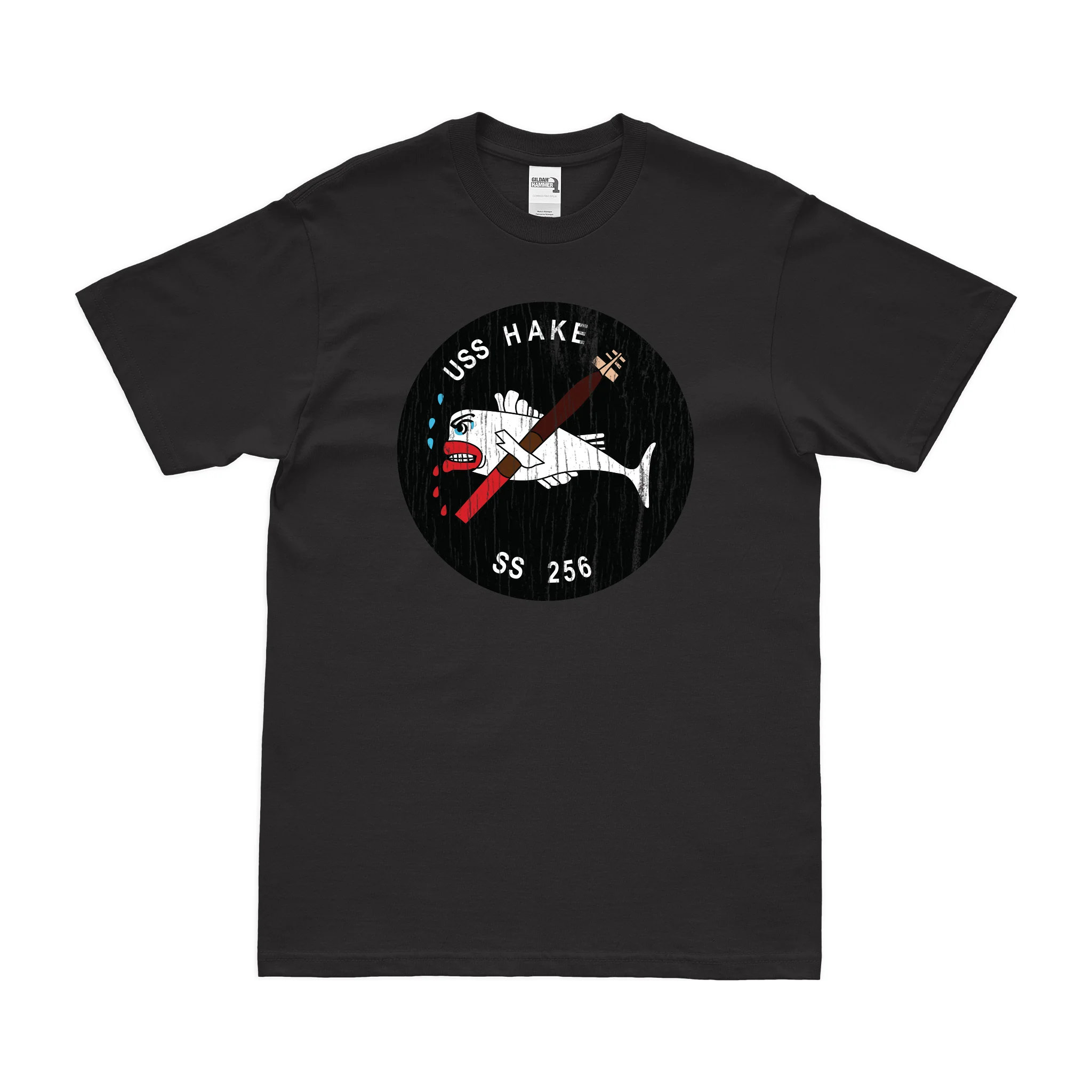 USS Hake (SS-256) Gato-class Submarine T-Shirt - Image 3