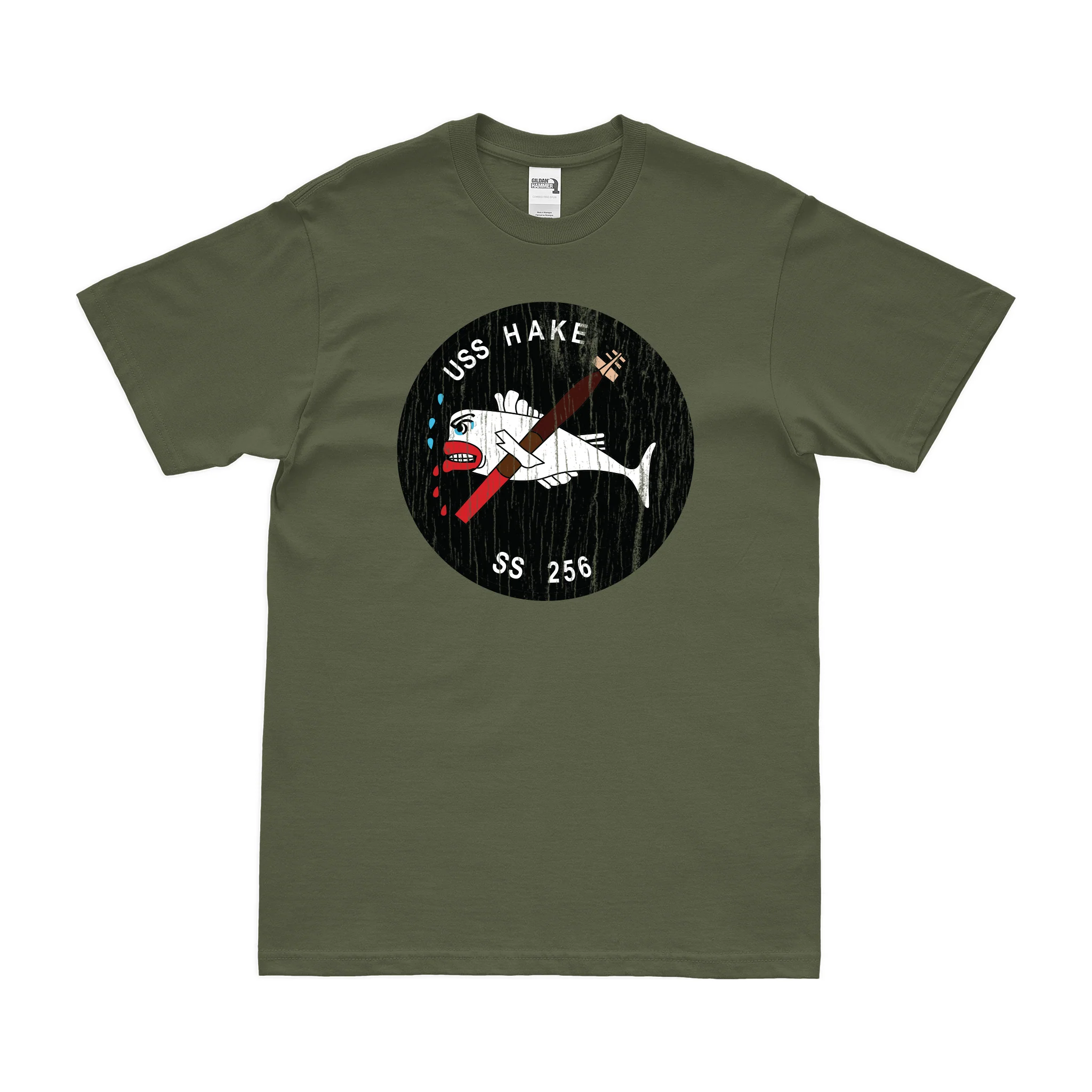 USS Hake (SS-256) Gato-class Submarine T-Shirt - Image 4
