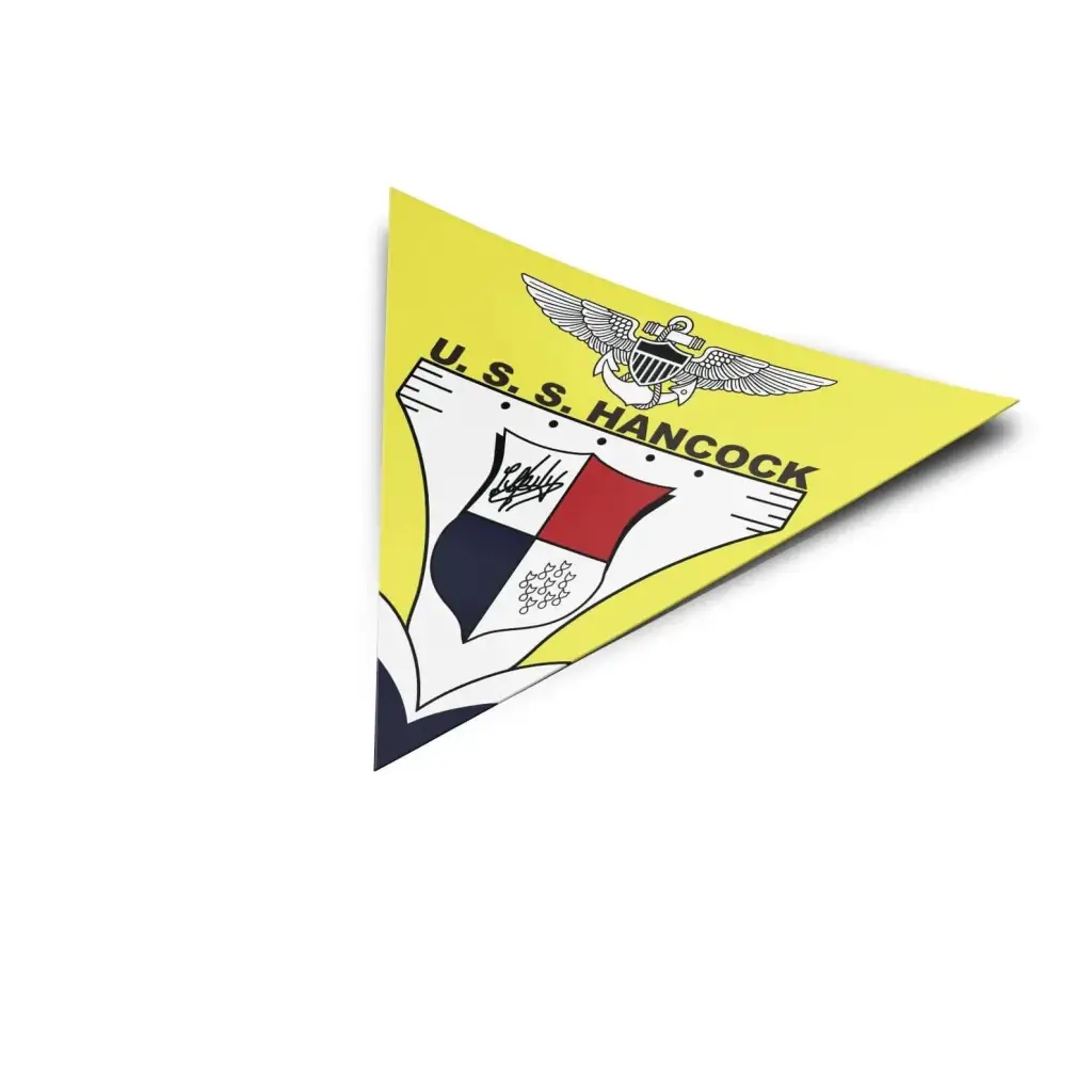 USS Hancock (CV-19) Die-Cut Vinyl Sticker Decal