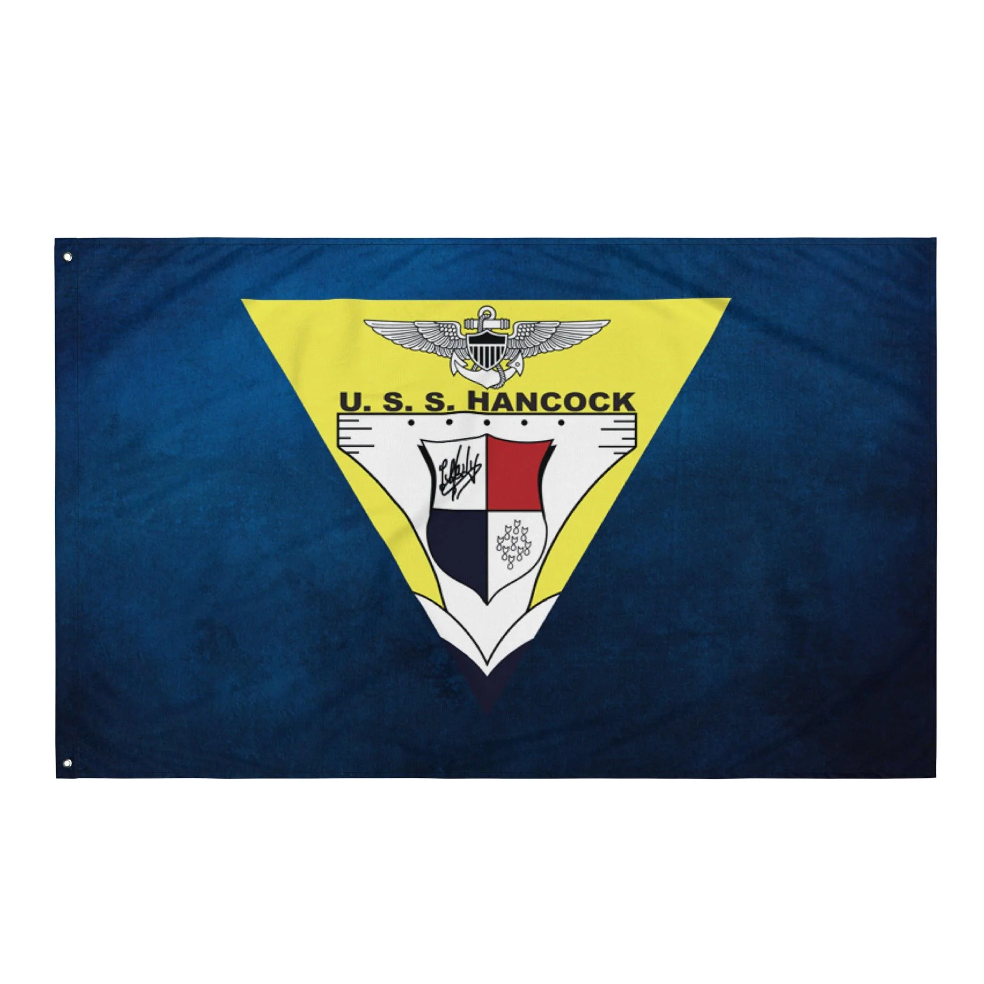 USS Hancock (CV-19) Aircraft Carrier Flag