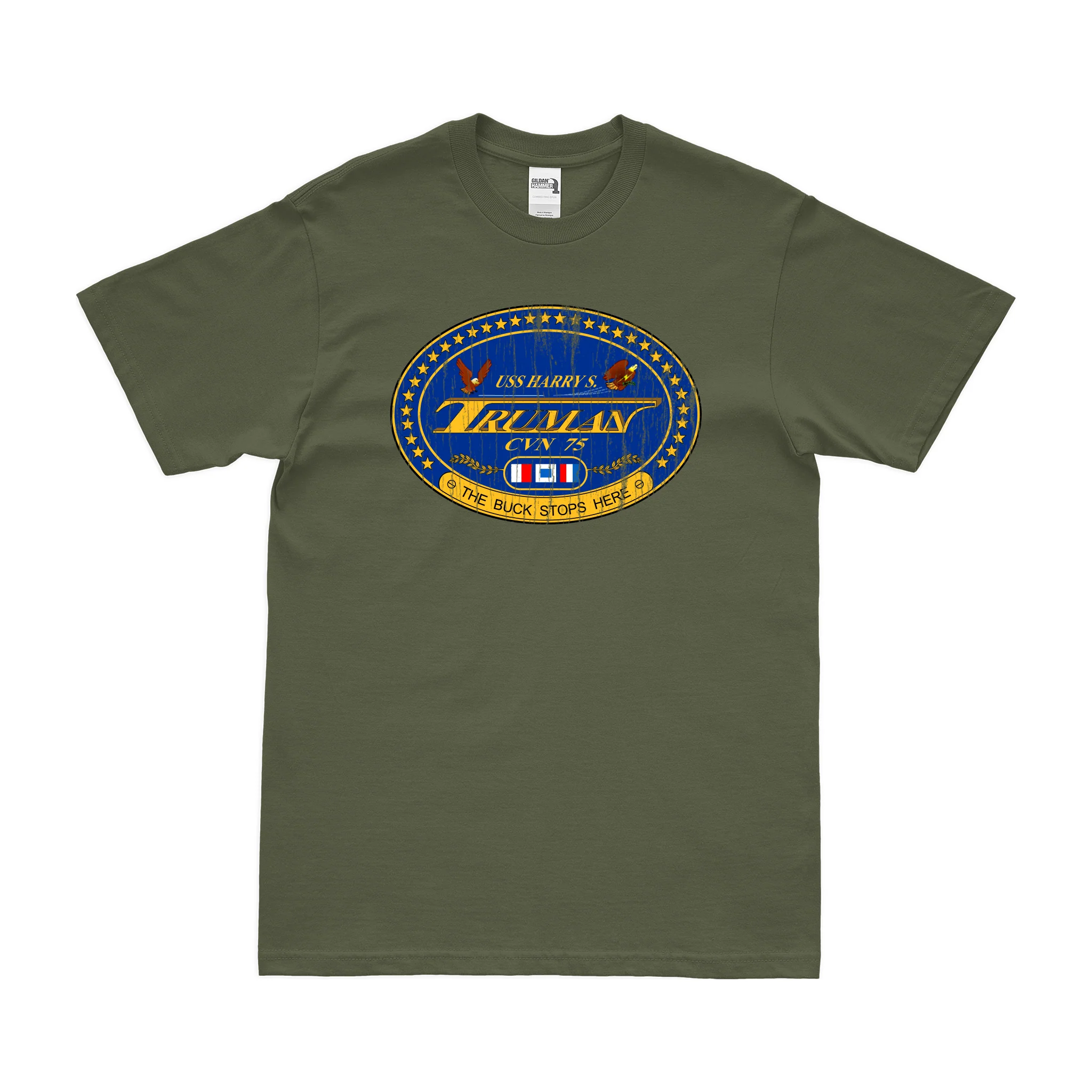 USS Harry S. Truman (CVN-75) Logo T-Shirt - Image 4