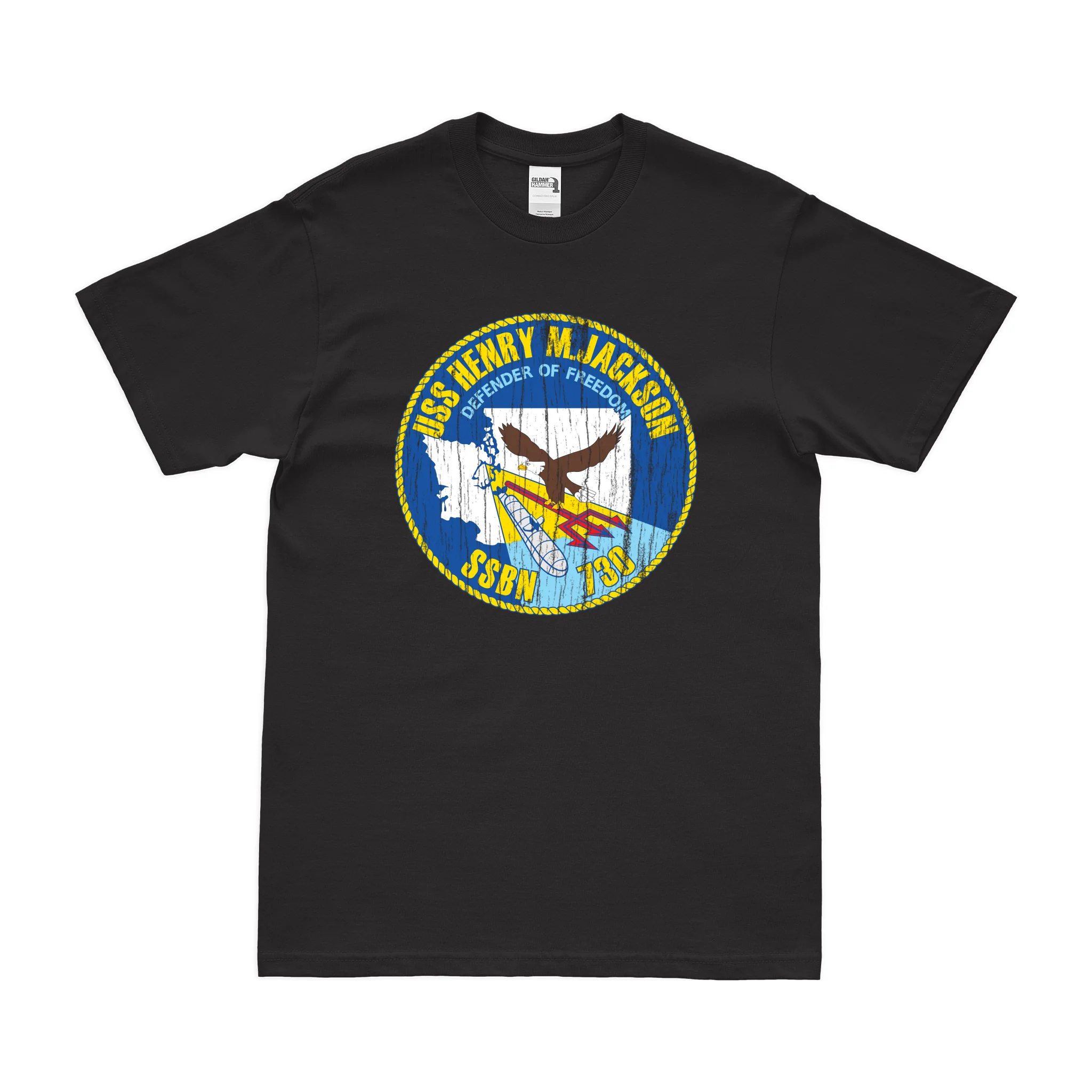 USS Henry M. Jackson (SSBN-730) Ballistic-Missile Submarine T-Shirt - Image 3