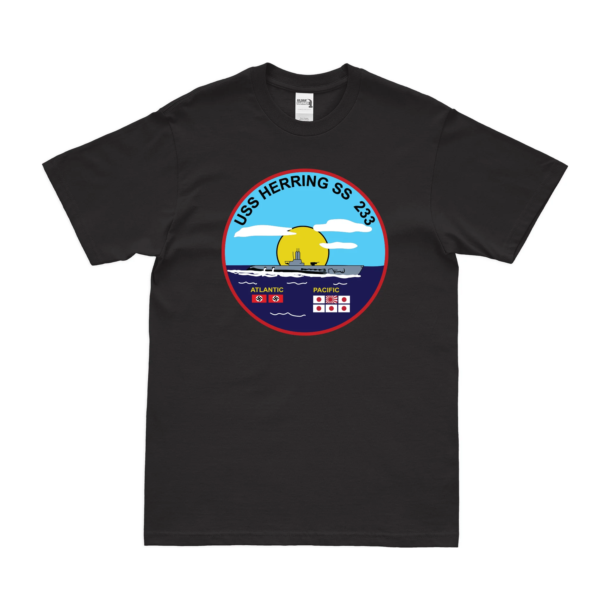 USS Herring (SS-233) Gato-class Submarine T-Shirt