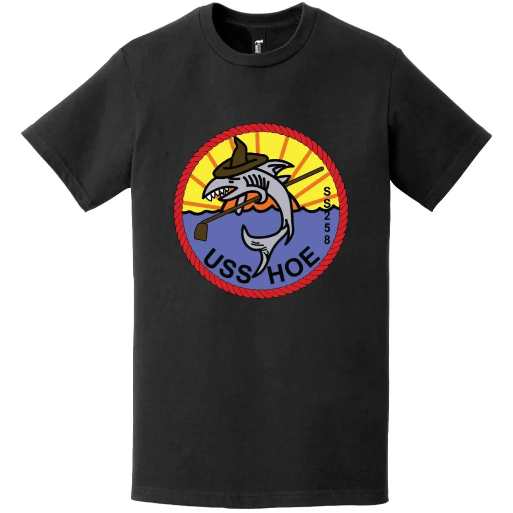 USS Hoe (SS-258) Gato-class Submarine Logo T-Shirt