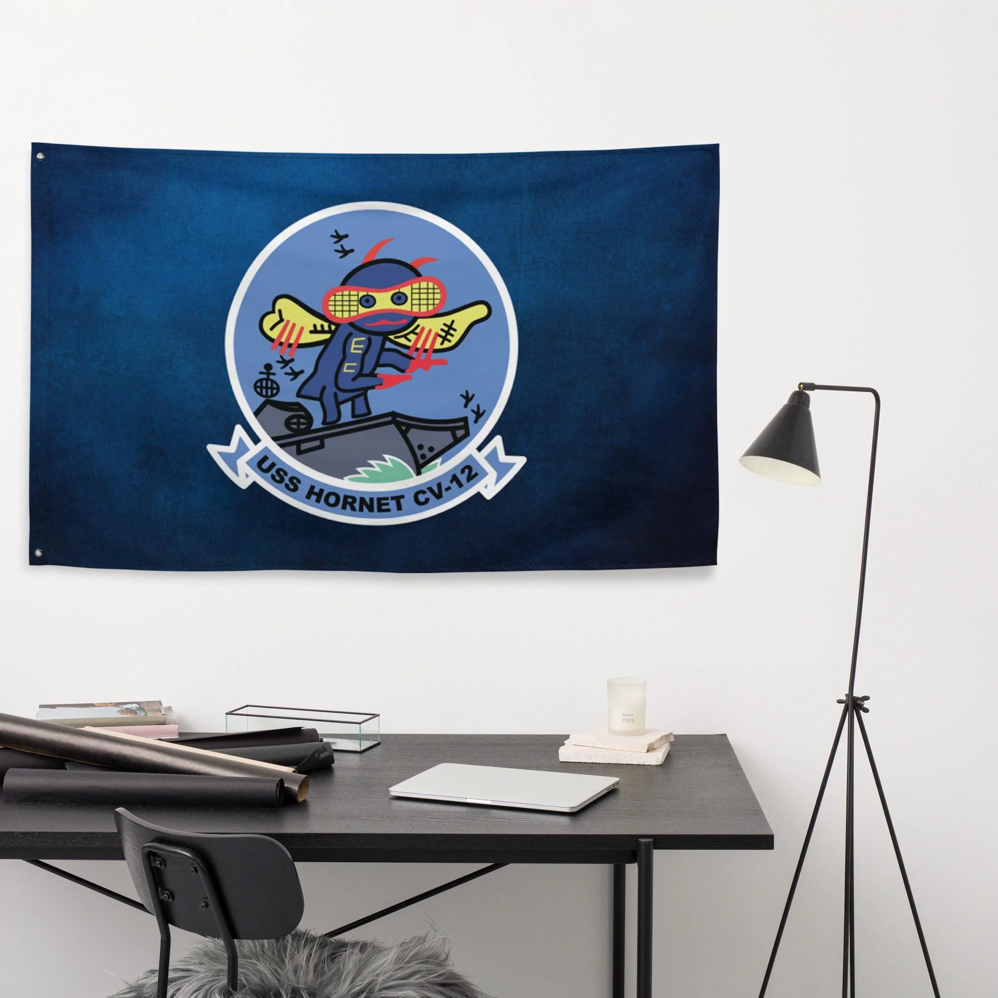 USS Hornet (CV-12) Aircraft Carrier Flag - Image 2