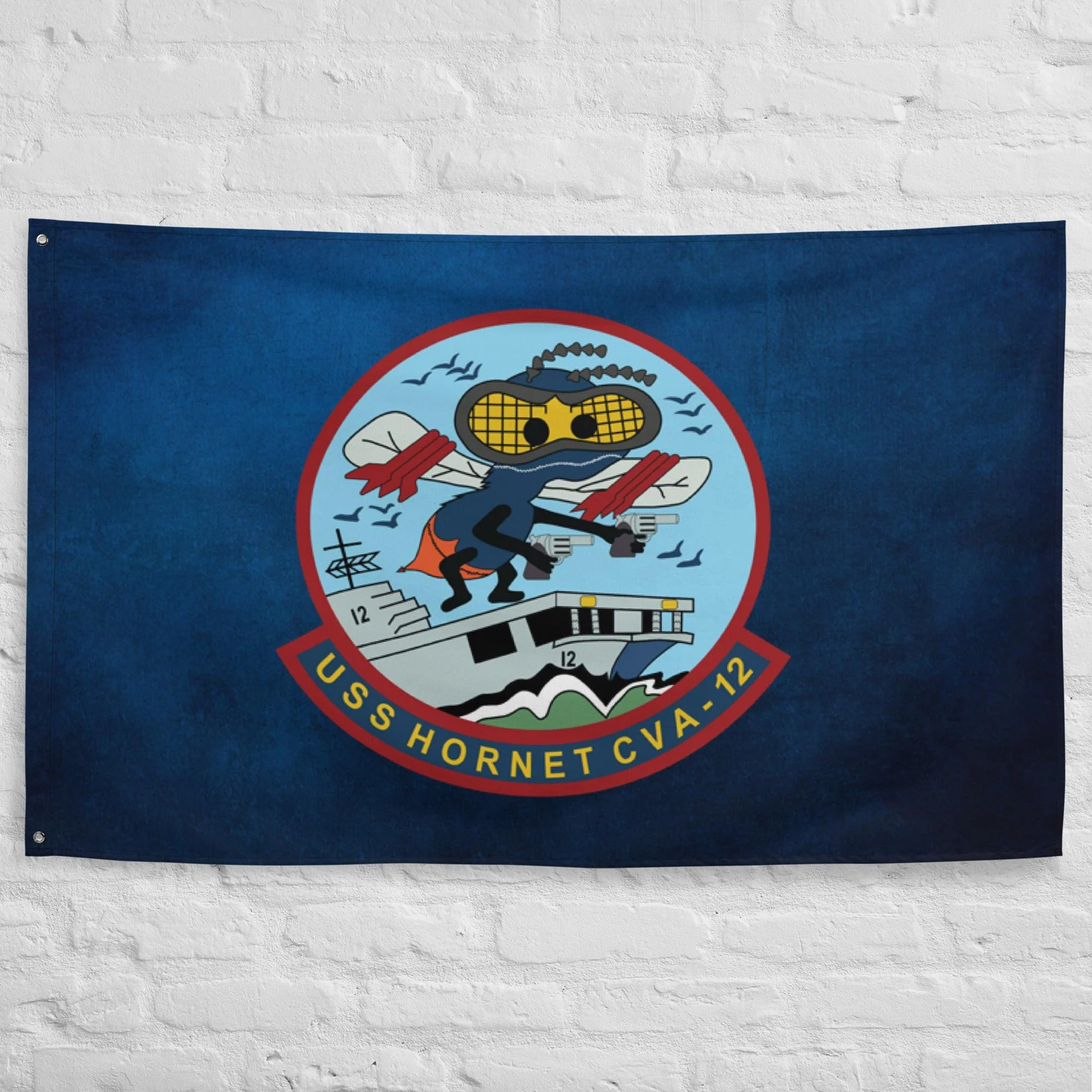 USS Hornet (CVA-12) Aircraft Carrier Flag - Image 3