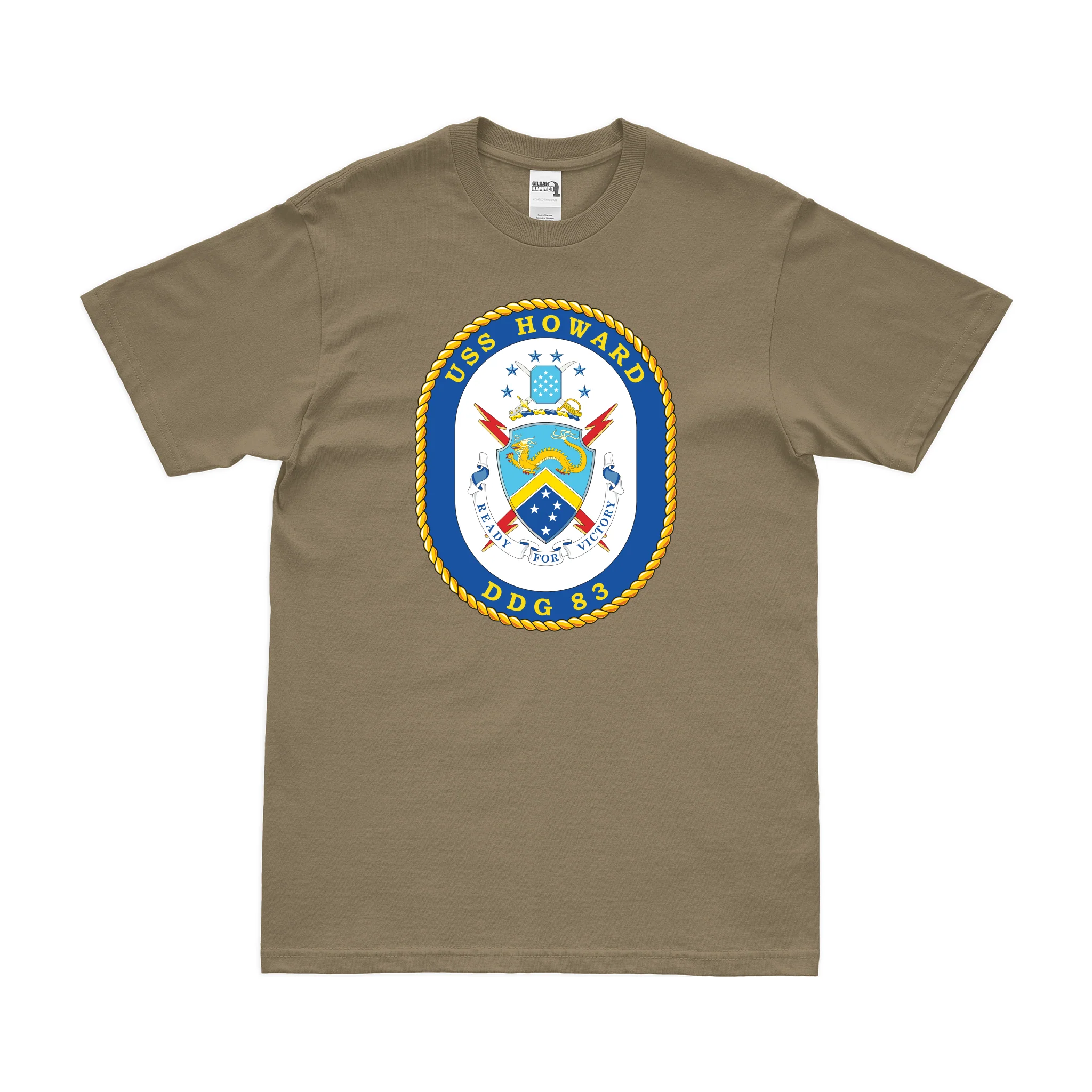 USS Howard (DDG-83) Logo Emblem T-Shirt - Image 3