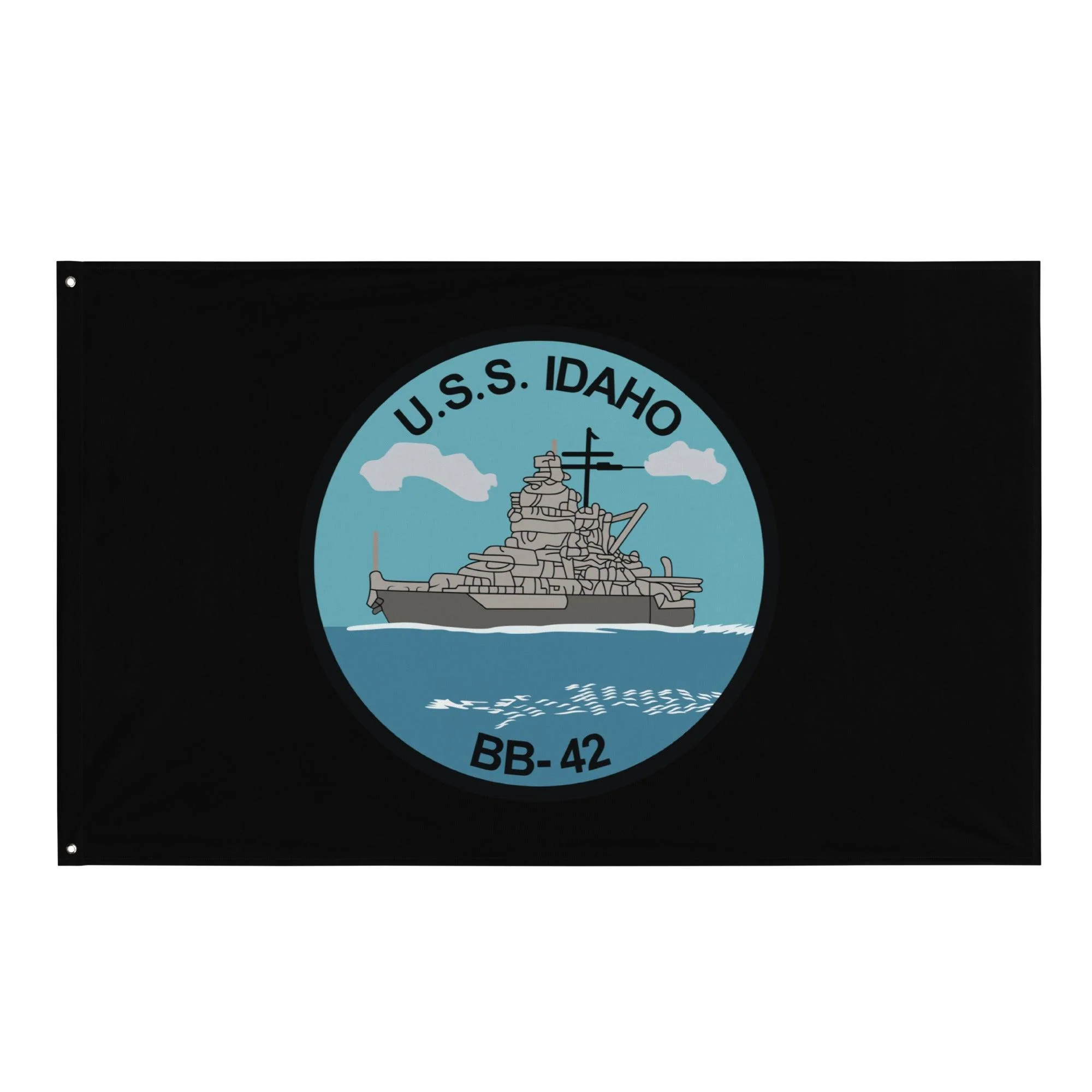 USS Idaho (BB-42) Battleship Legacy Indoor Wall Flag