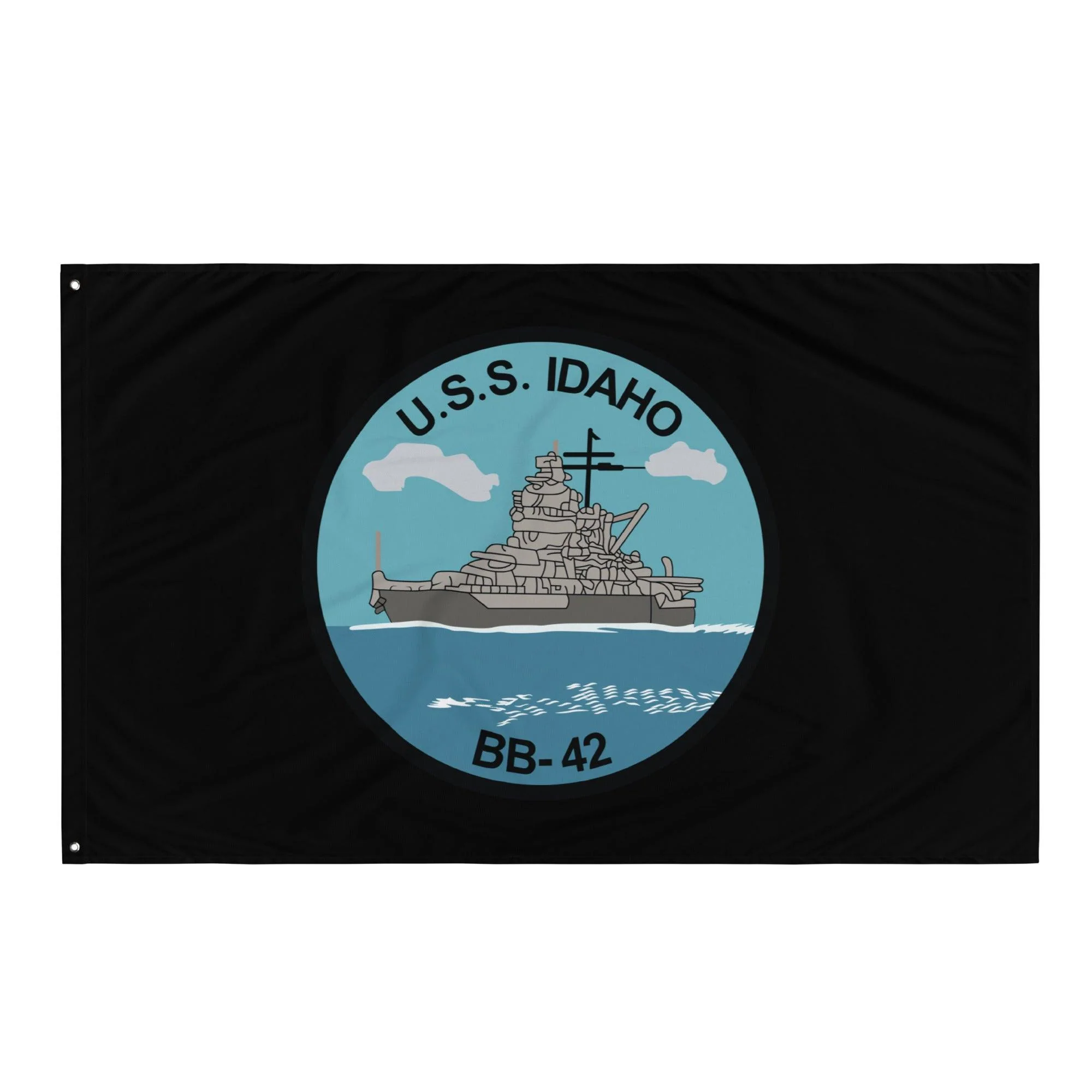 USS Idaho (BB-42) Battleship Legacy Indoor Wall Flag - Image 4