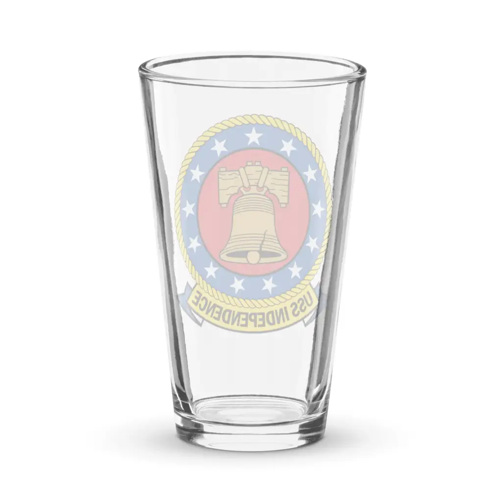 USS Independence (CV-62) Beer Pint Glass - Image 2