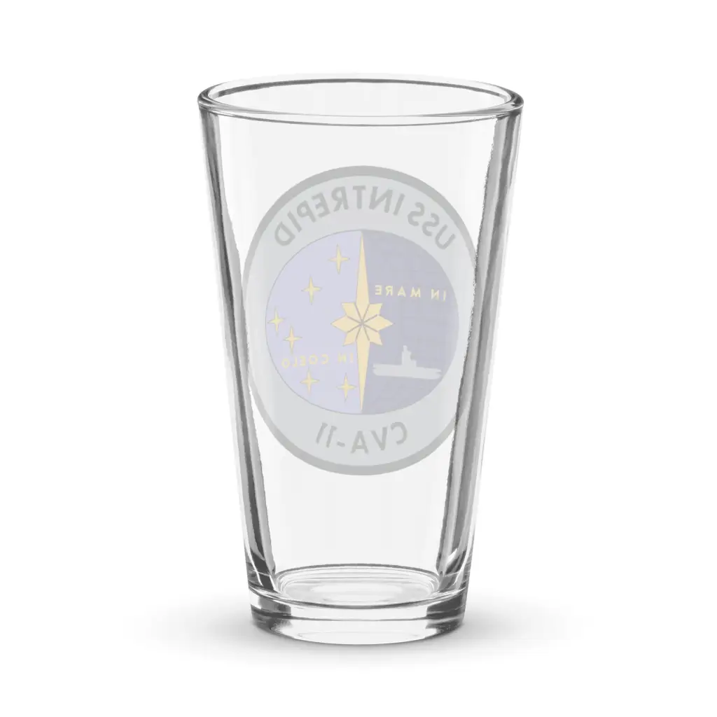 USS Intrepid (CVA-11) Beer Pint Glass - Image 2
