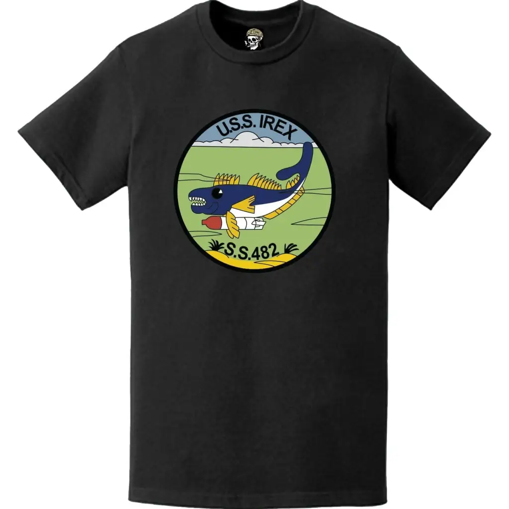 USS Irex (SS-482) Submarine Logo Emblem Crest T-Shirt