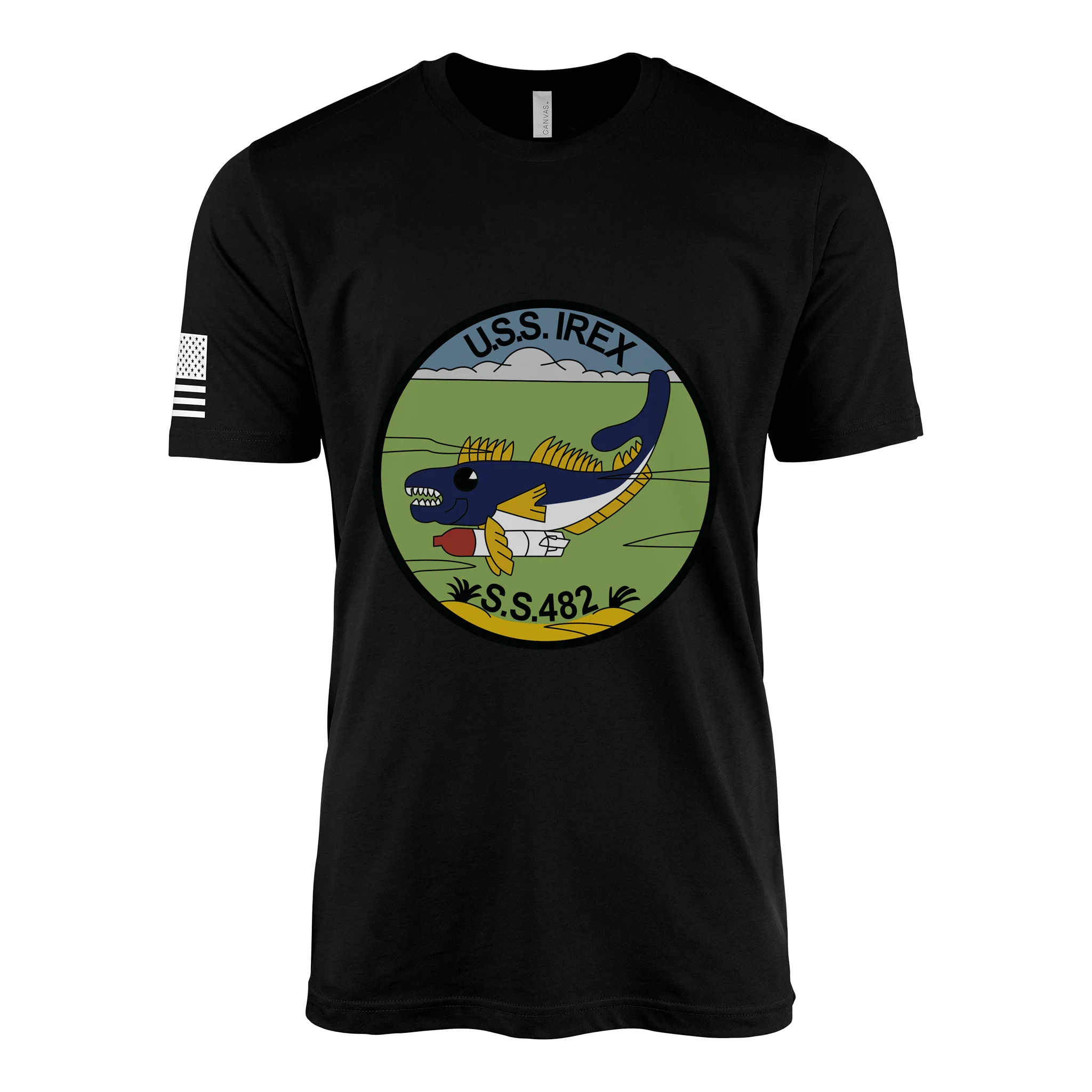 USS Irex (SS-482) Submarine T-Shirt - Image 2