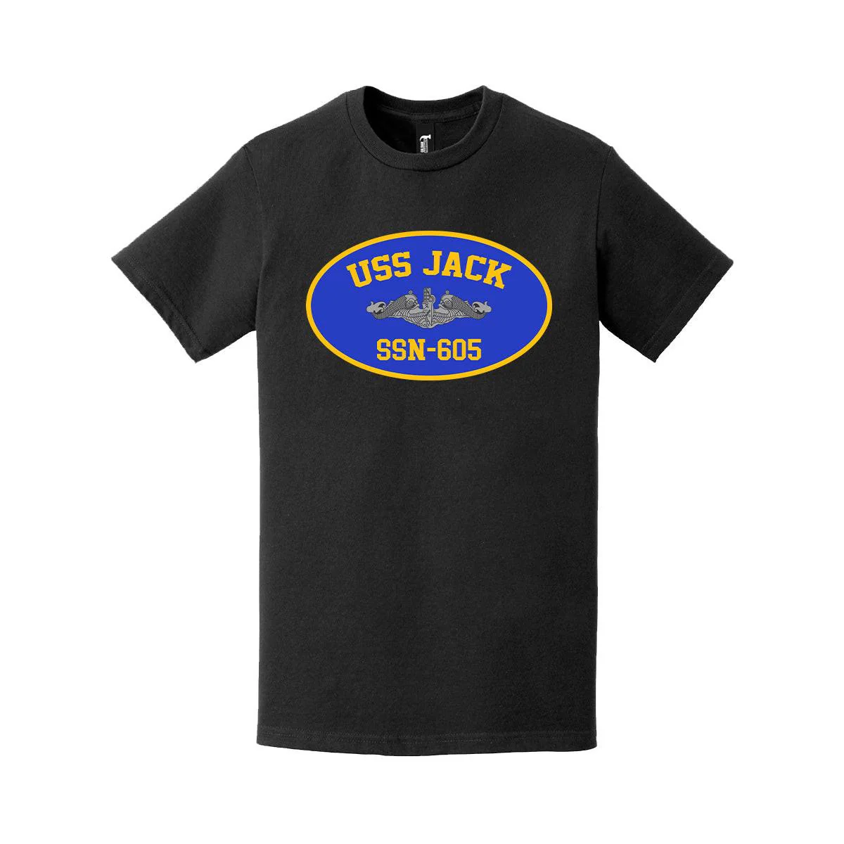 USS Jack (SSN-605) Submarine Emblem T-Shirt T-Shirt