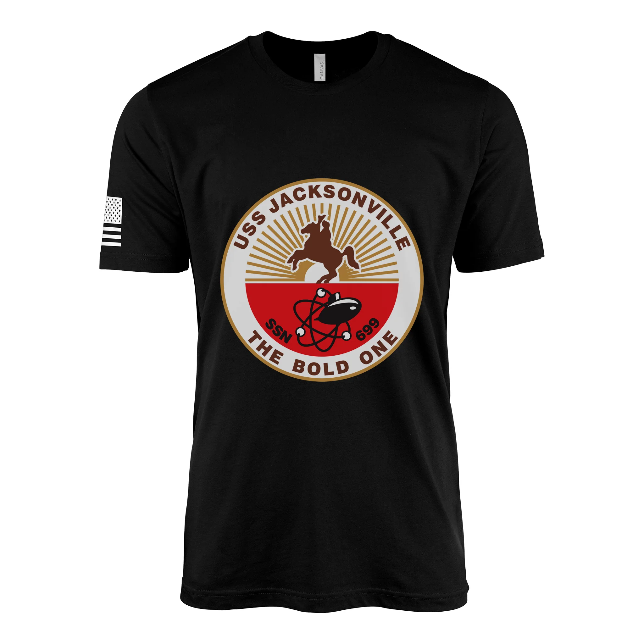 USS Jacksonville (SSN-699) Submarine T-Shirt - Image 3