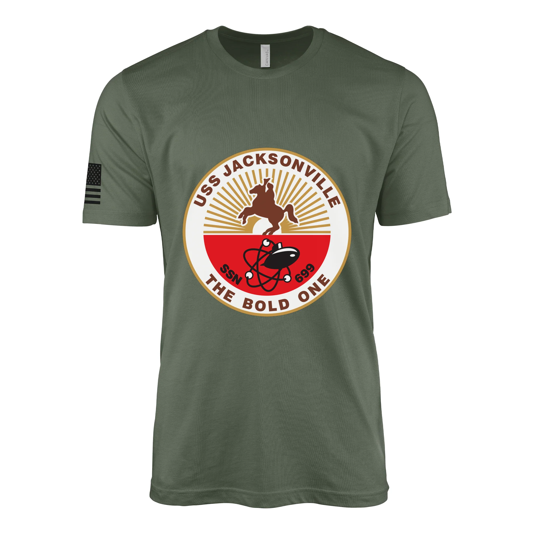 USS Jacksonville (SSN-699) Submarine T-Shirt - Image 4