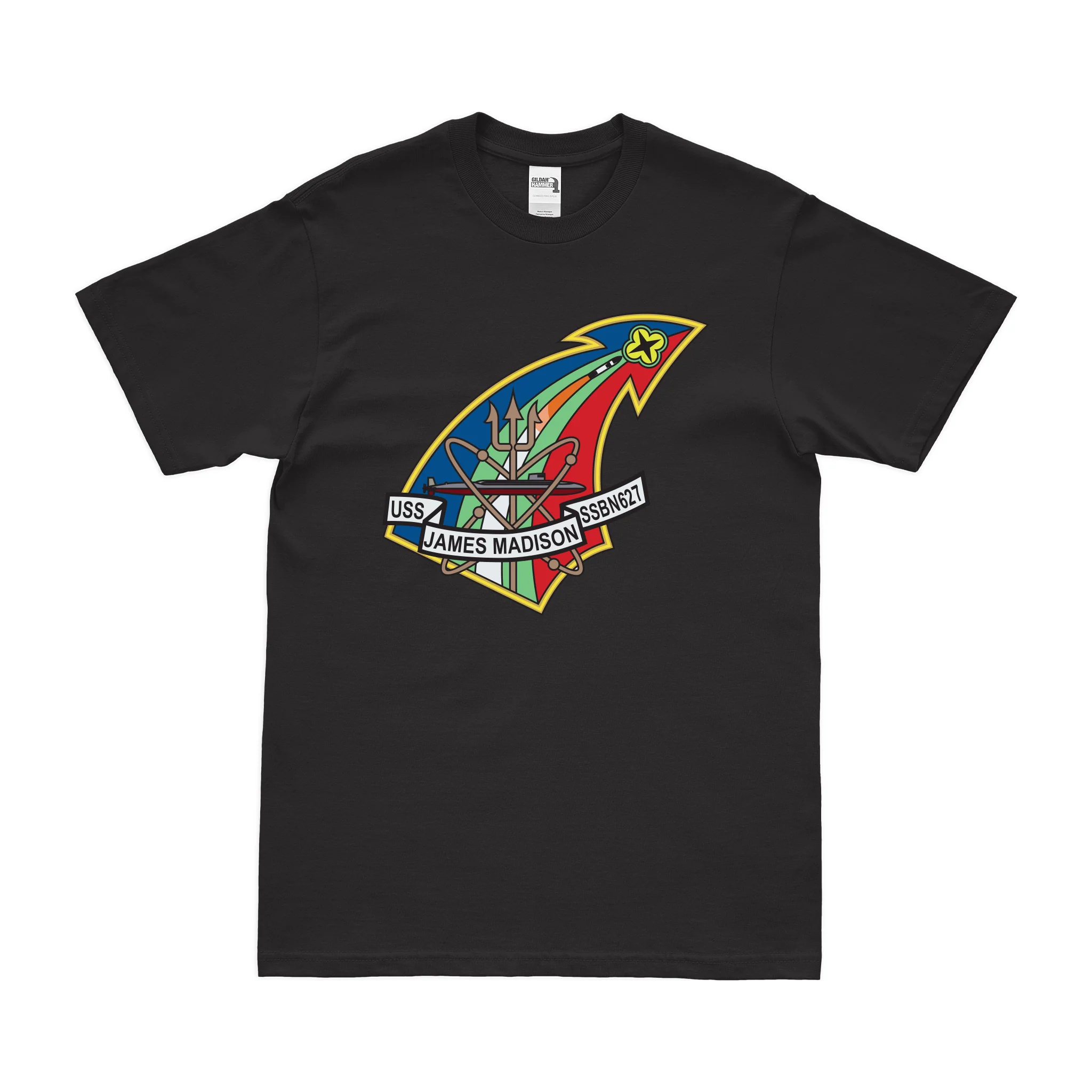 USS James Madison (SSBN-627) Ballistic-Missile Submarine T-Shirt