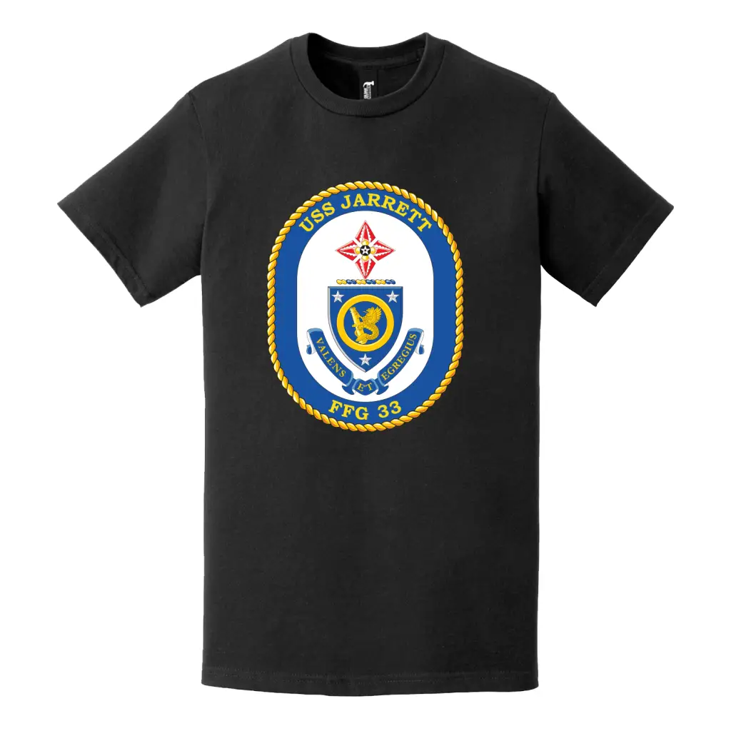 USS Jarrett (FFG-33) Logo Emblem T-Shirt